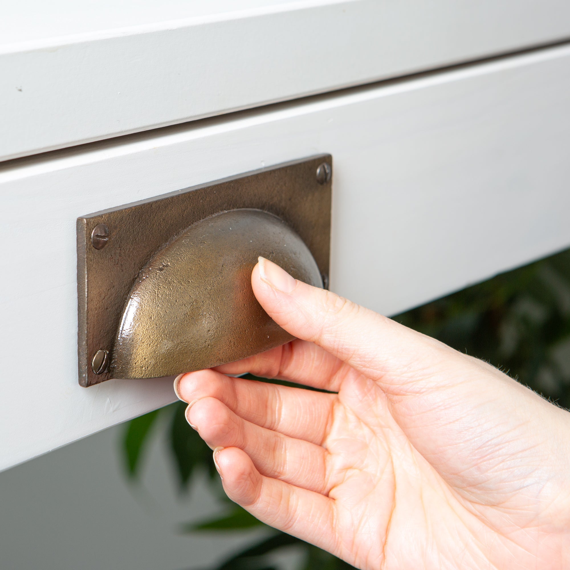 Rectangular Cabinet Drawer Pull - W130mm x H50mm