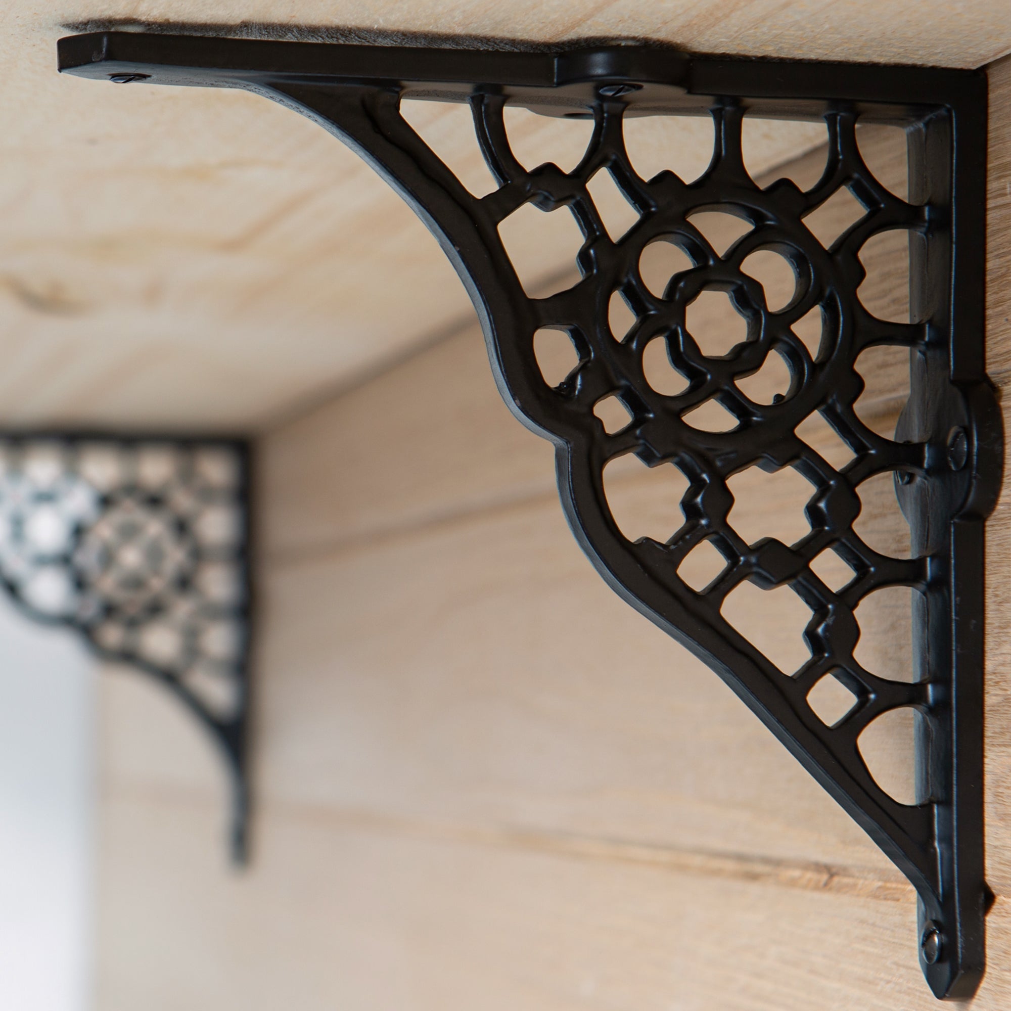 Honeycomb Iron Shelf Bracket - D155mm