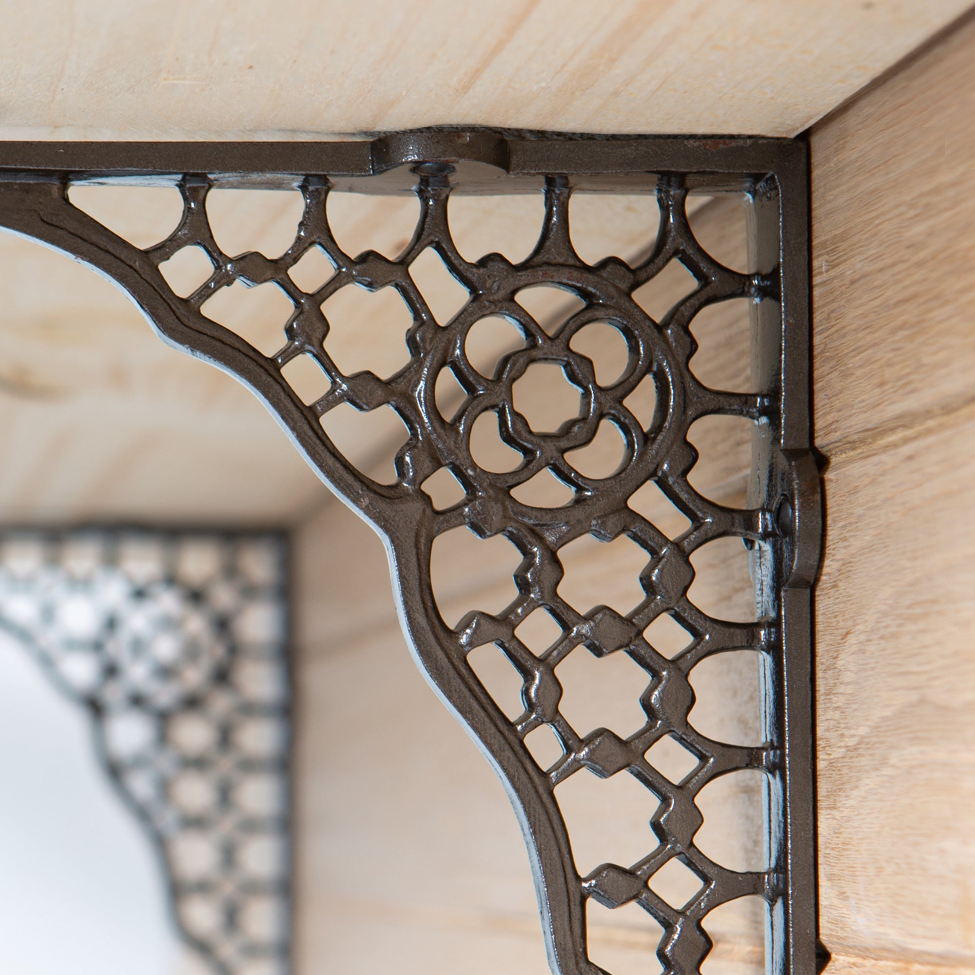 Honeycomb Iron Shelf Bracket - D205mm