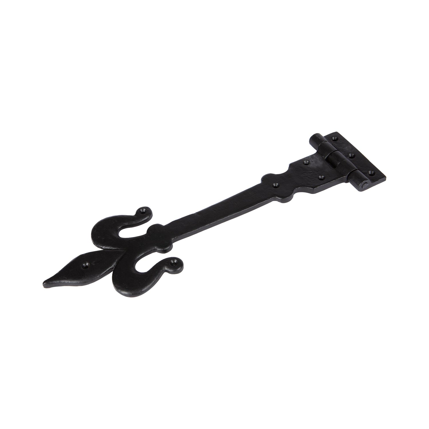 405mm Black Fleur De Lis T-Hinge