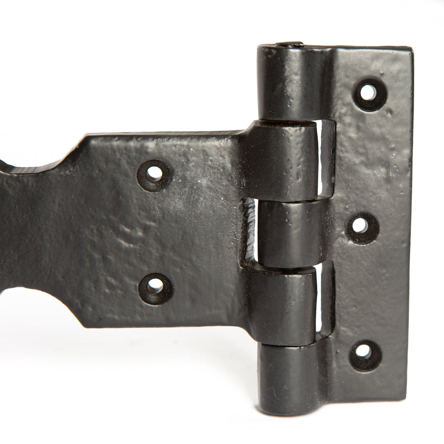405mm Black Fleur De Lis T-Hinge