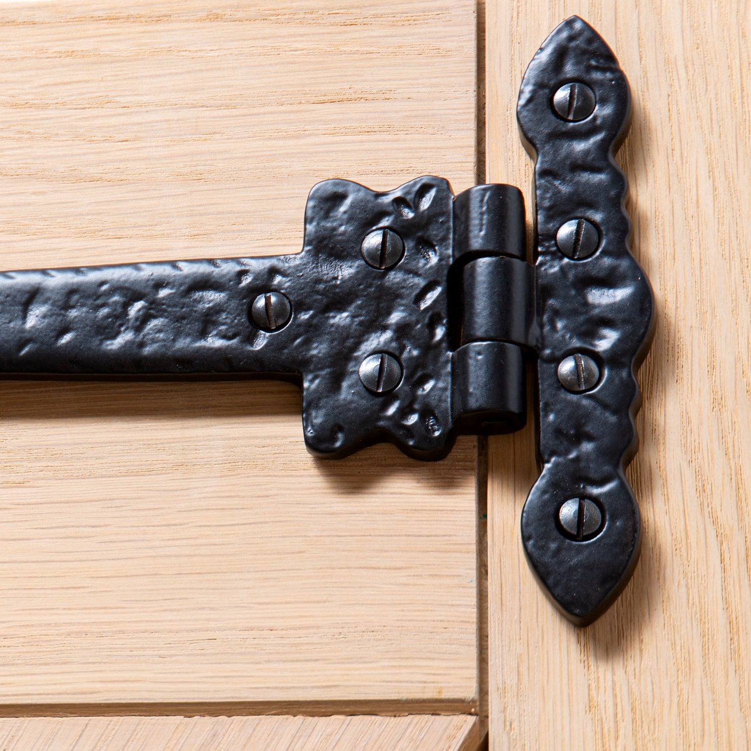 310mm Black Ornate T-Hinge