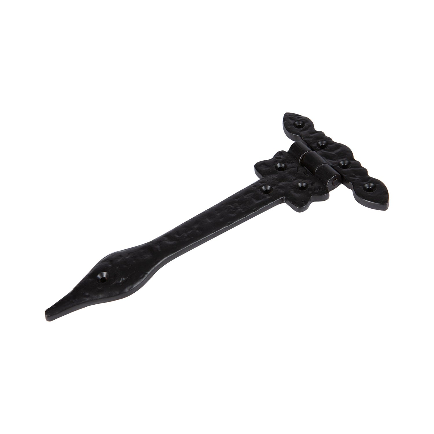 230mm Black Ornate T-Hinge