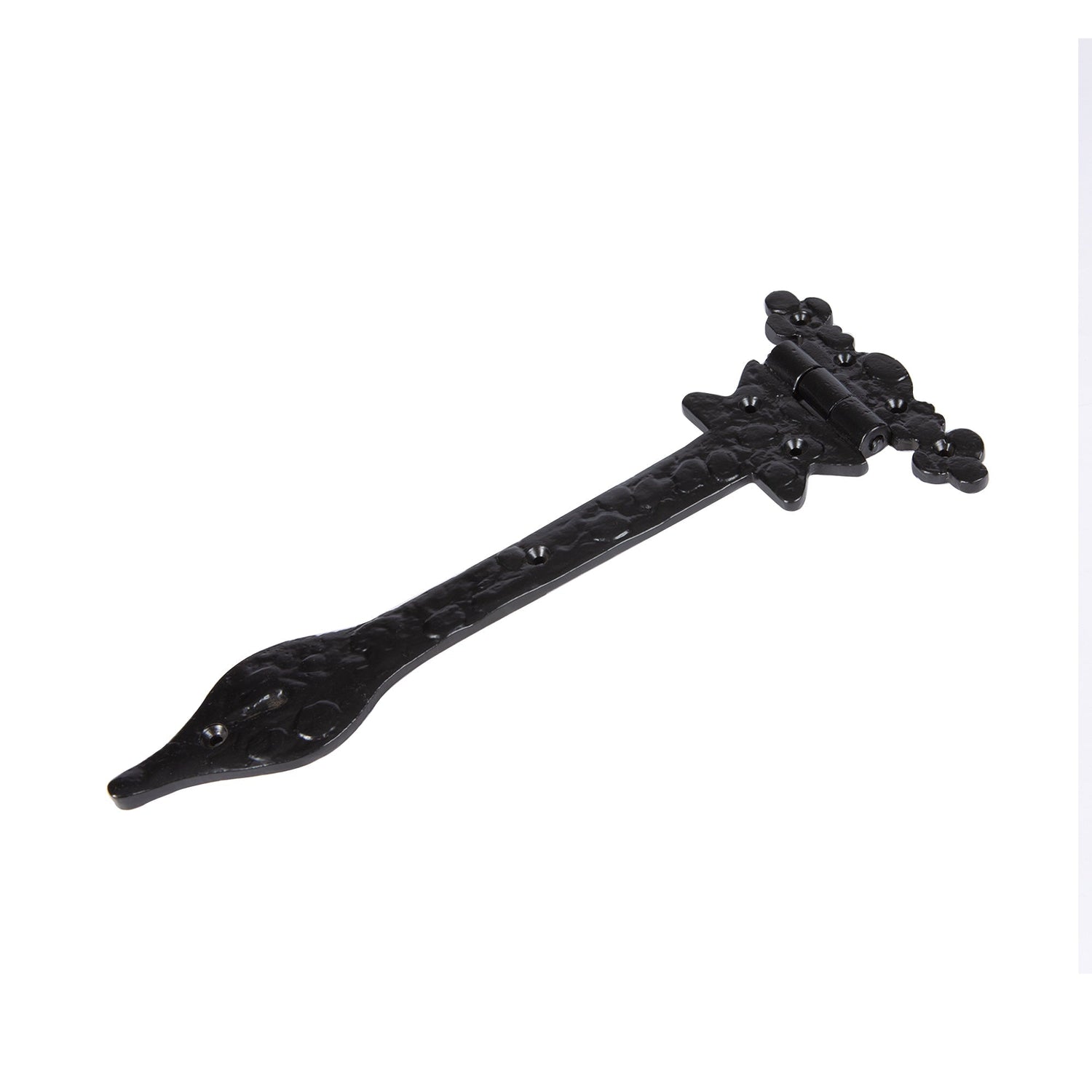 310mm Black Ornate T-Hinge