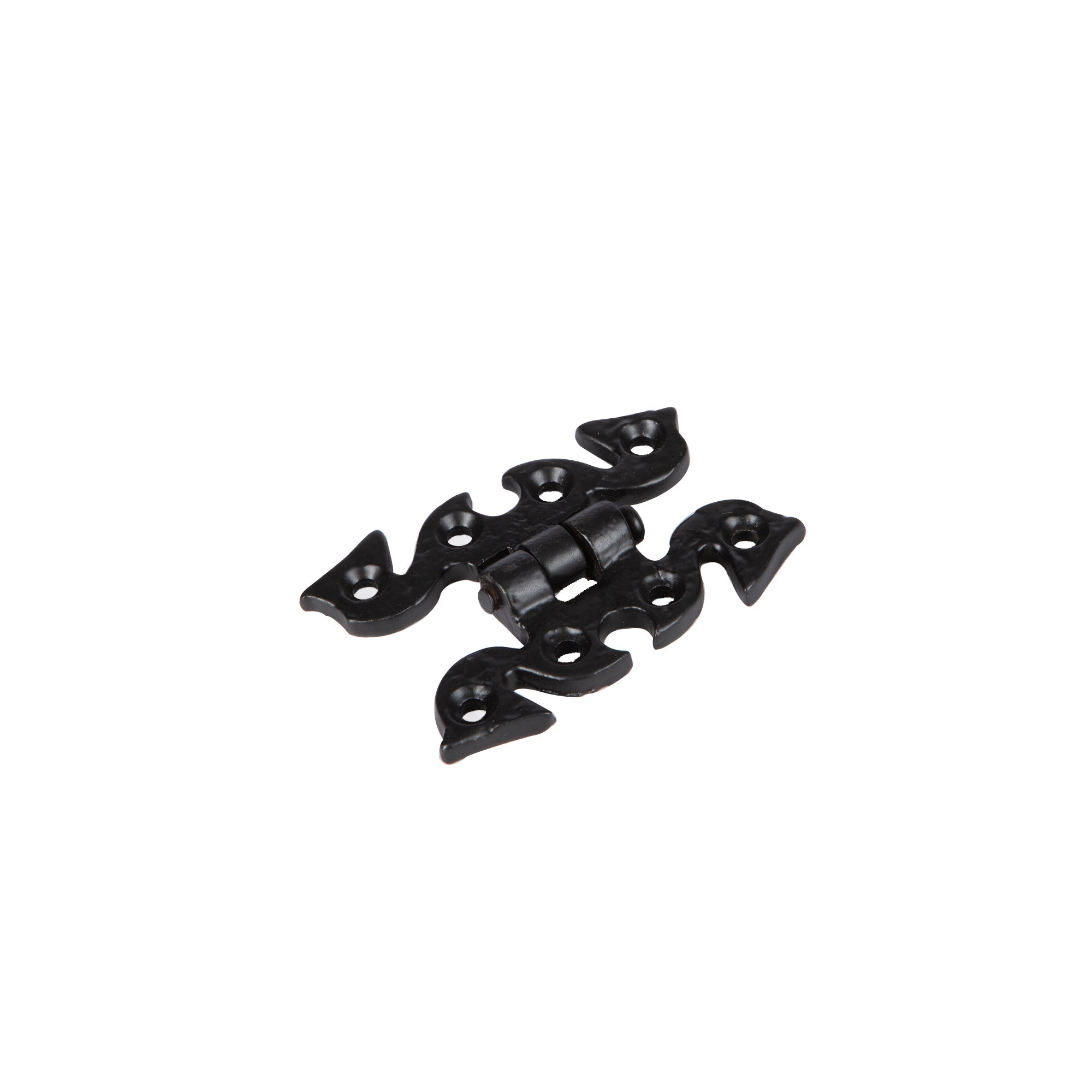 70mm Black Ornate Cabinet Hinge