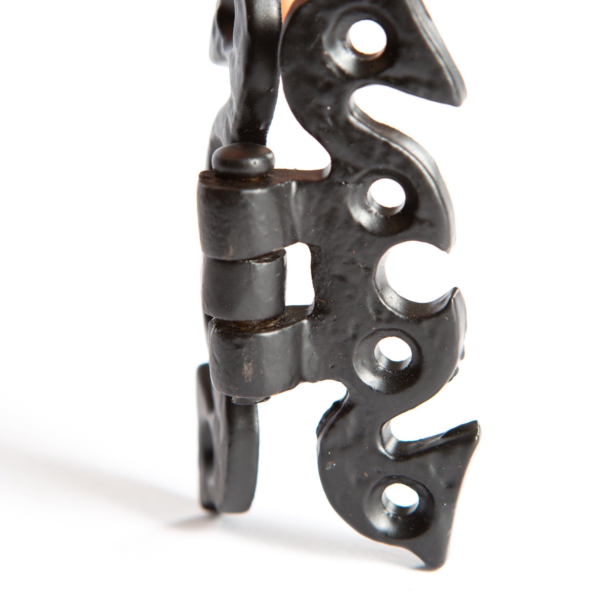 70mm Black Ornate Cabinet Hinge