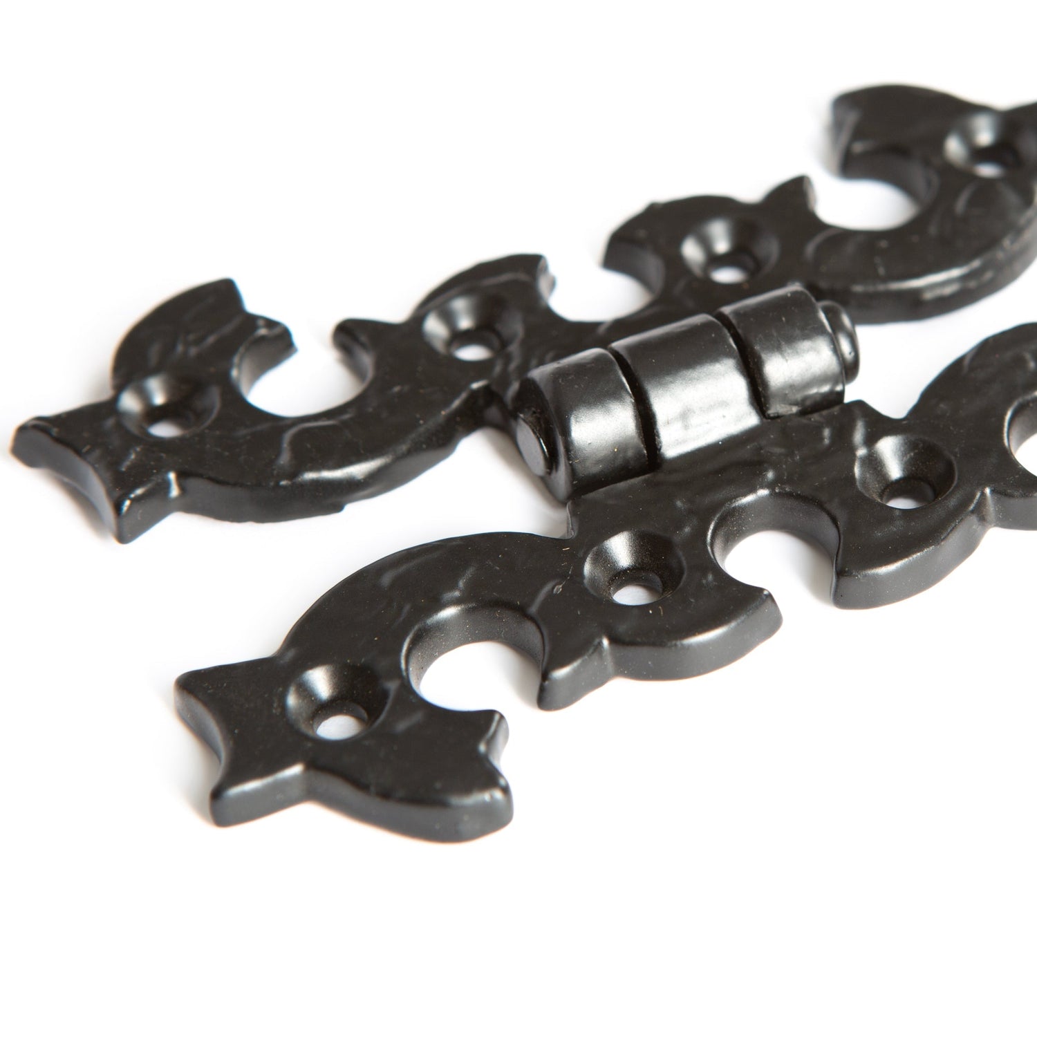 95mm Black Ornate Cabinet Hinge