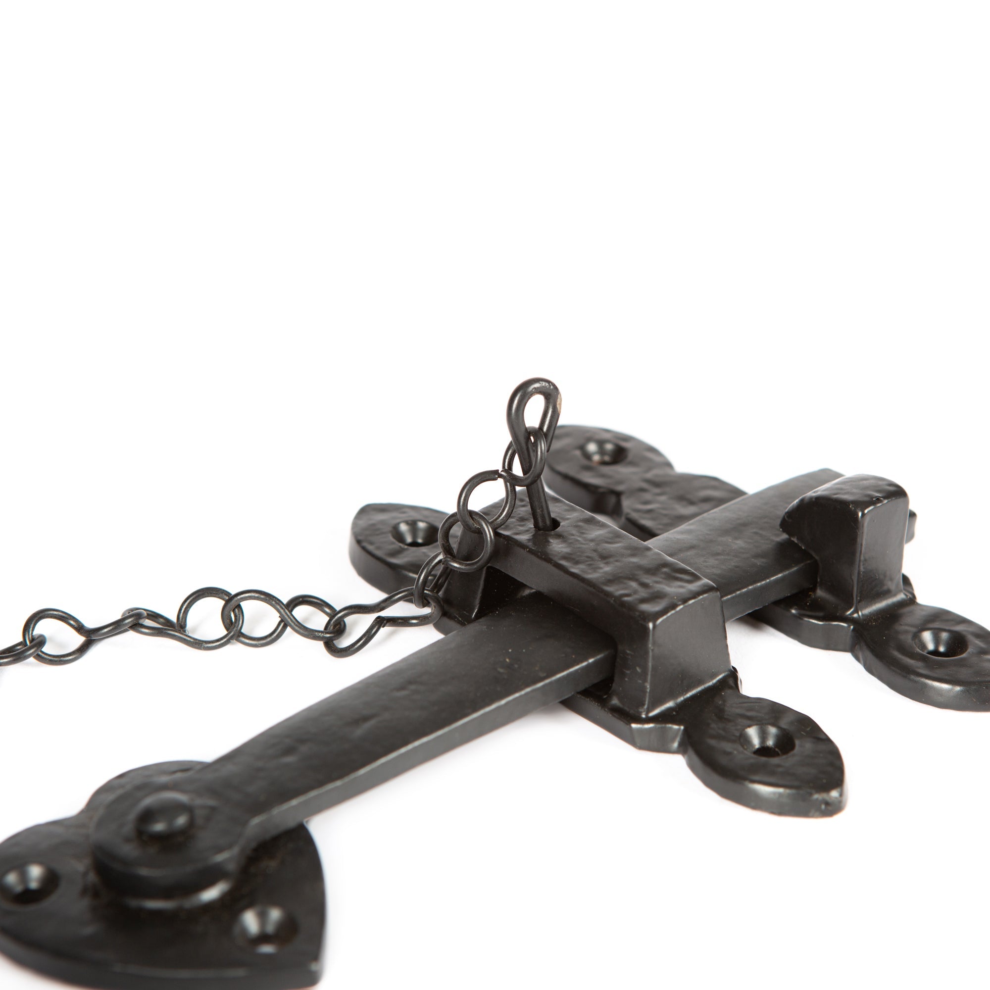 195mm Black Arrowhead Suffolk Latch