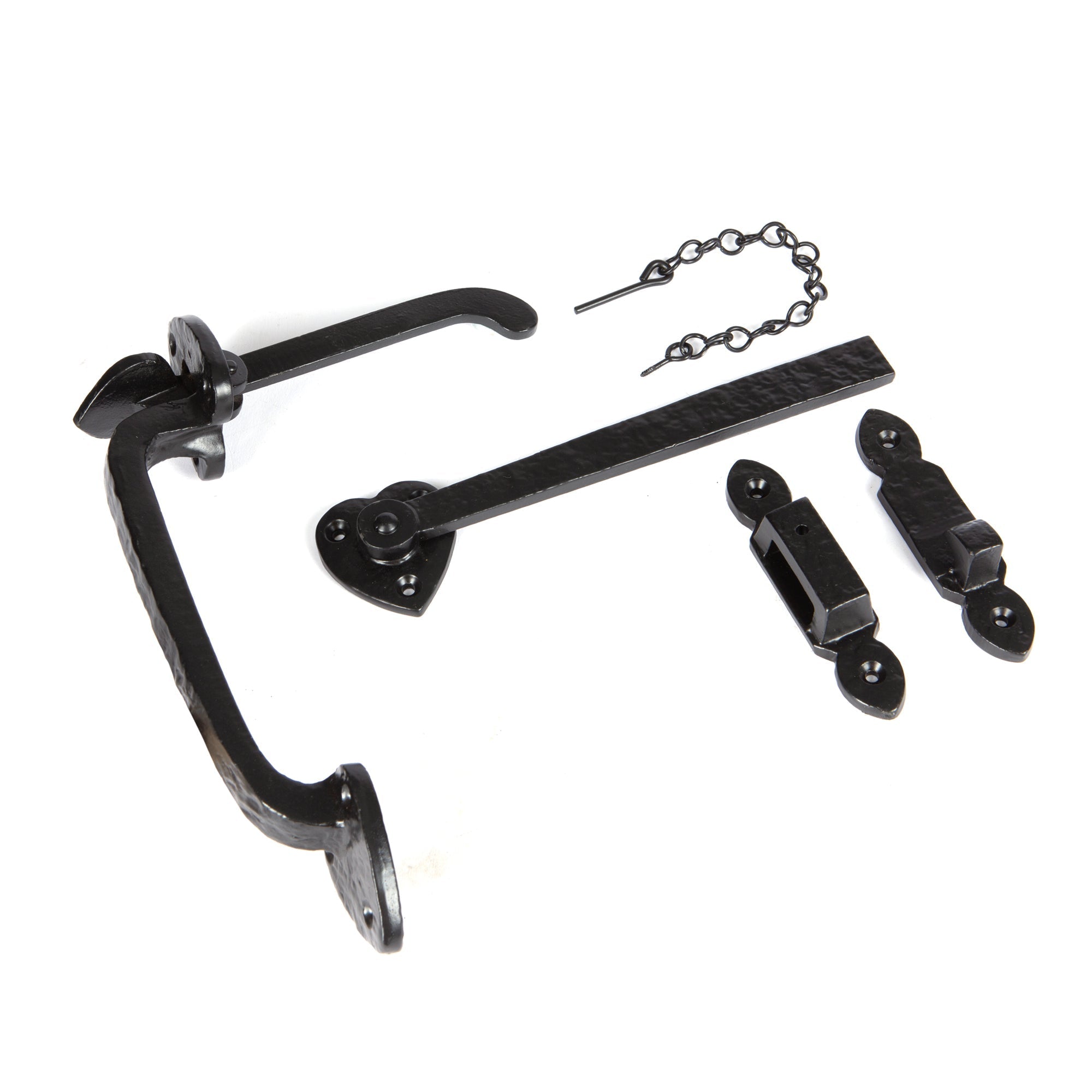 240mm Black Arrowhead Suffolk Latch
