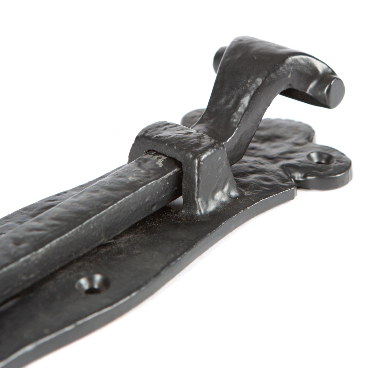 185mm Black Straight Antique Fish Tail Surface Bolt