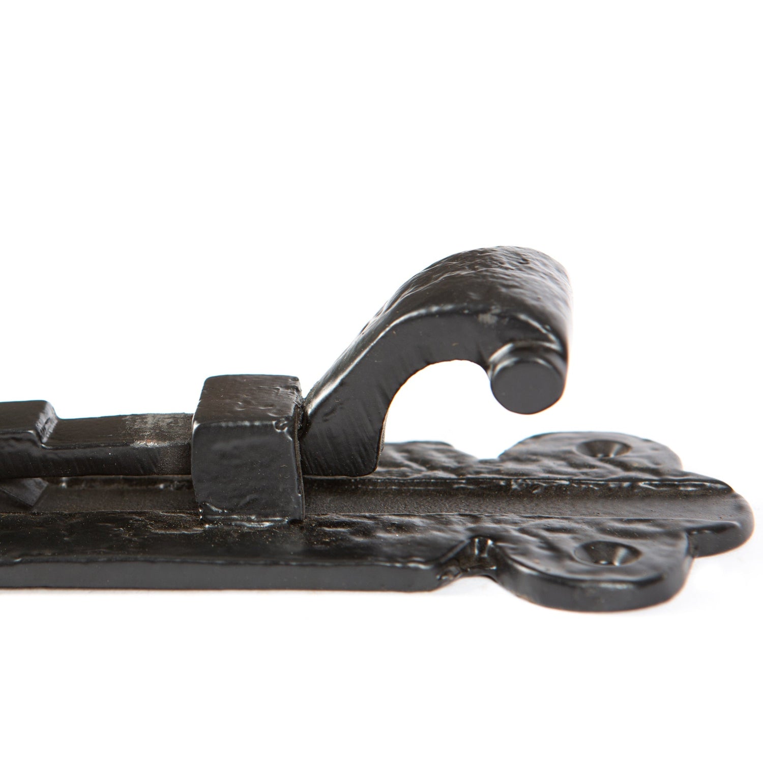 200mm Black Cranked Antique Fish Tail Bolt