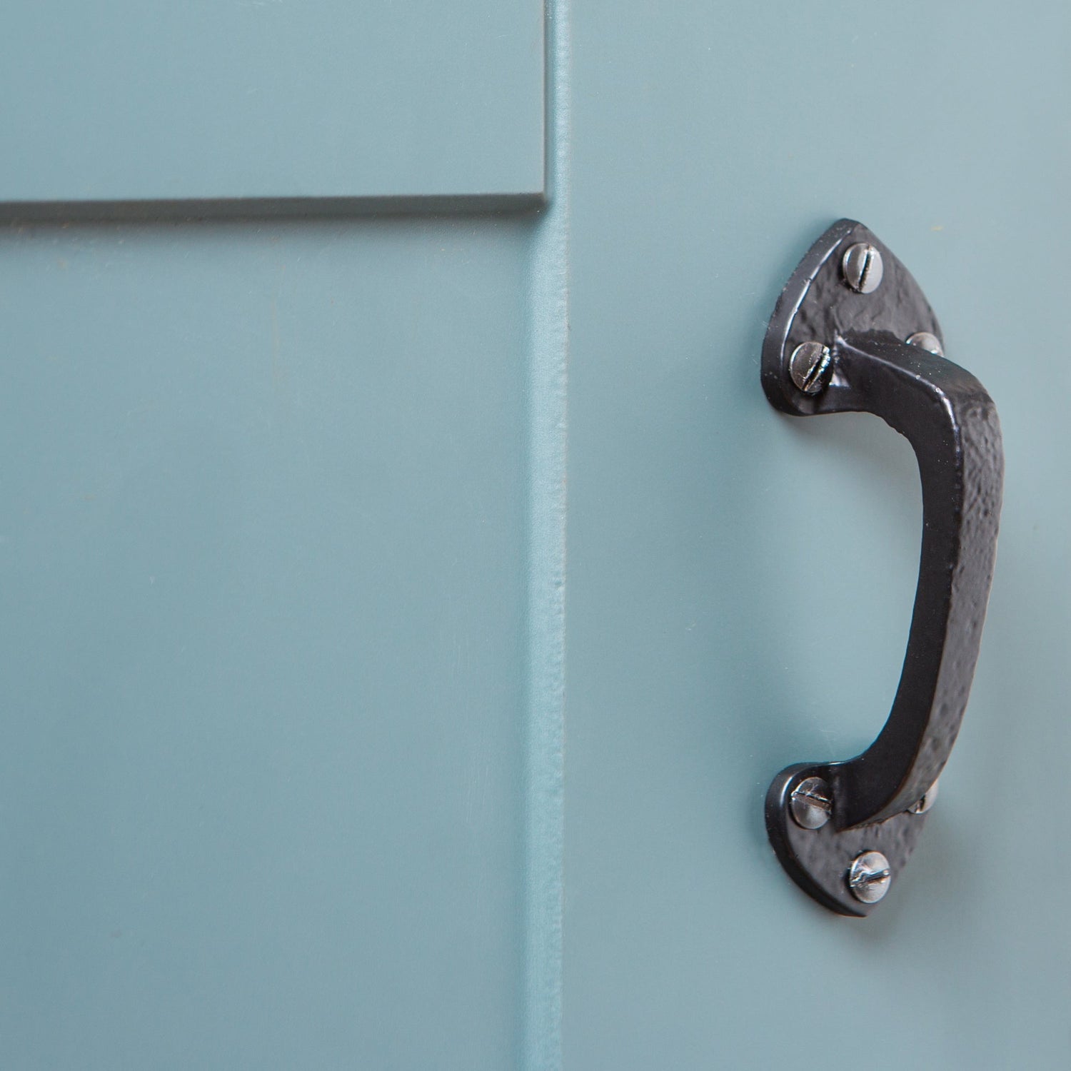 100mm Black Rustic Arrowhead Door Handle