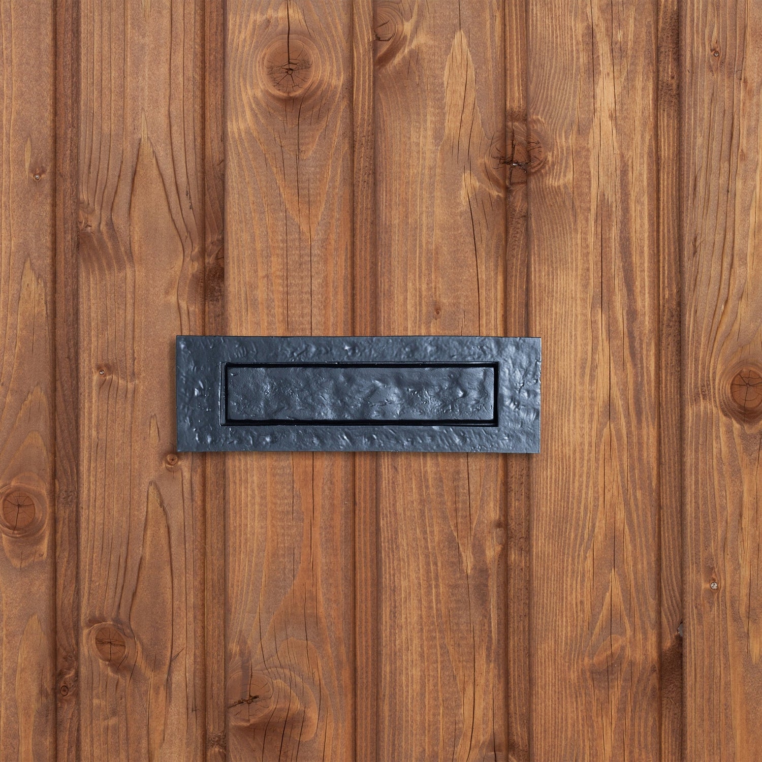 255 x 85mm Black Rustic Letter Plate