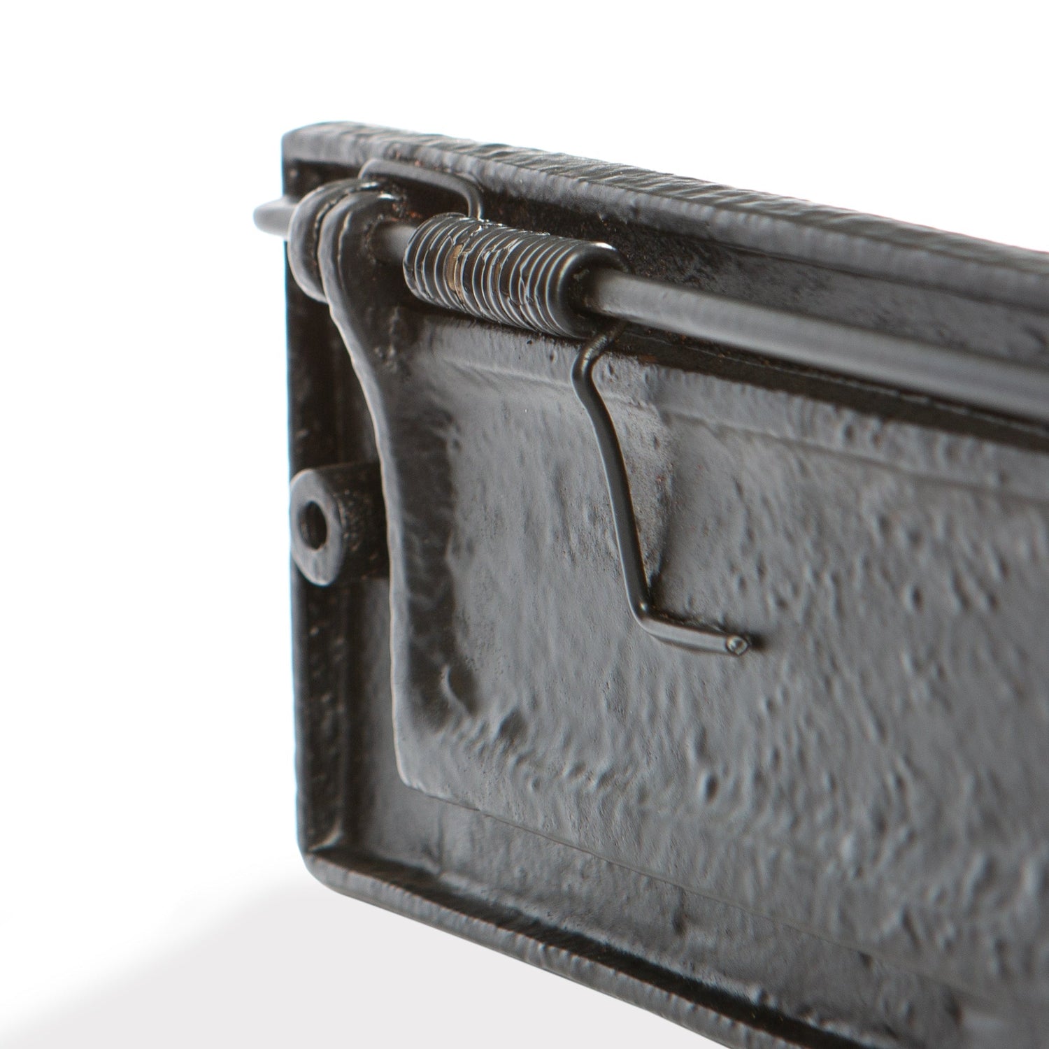 255 x 85mm Black Rustic Letter Plate