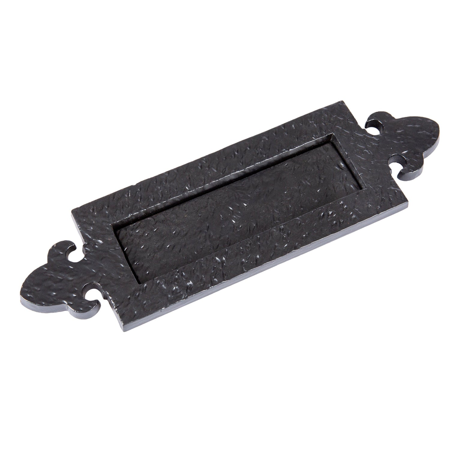 345 x 105mm Black Fleur De Lis Letter Plate