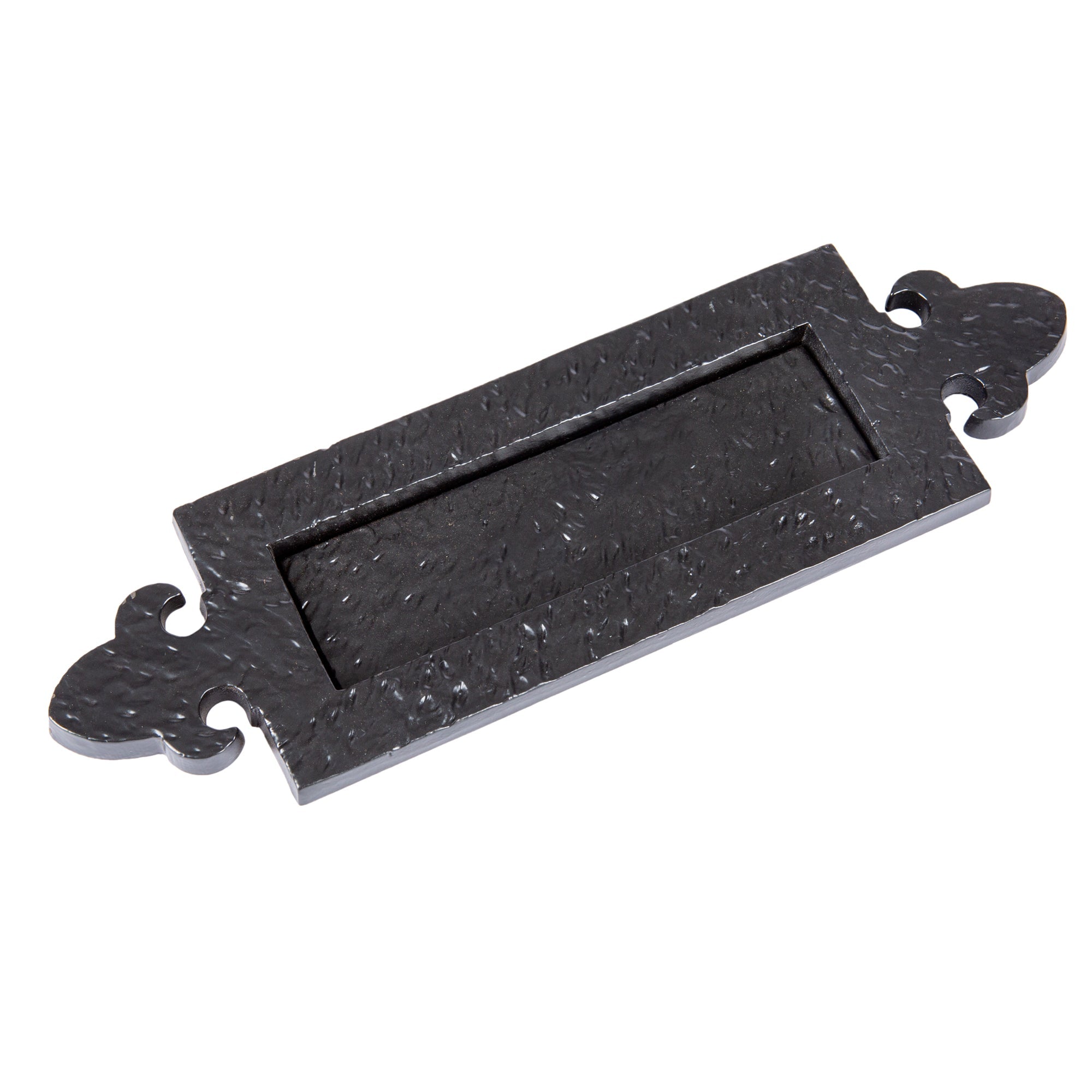 345 x 105mm Black Fleur De Lis Letter Plate
