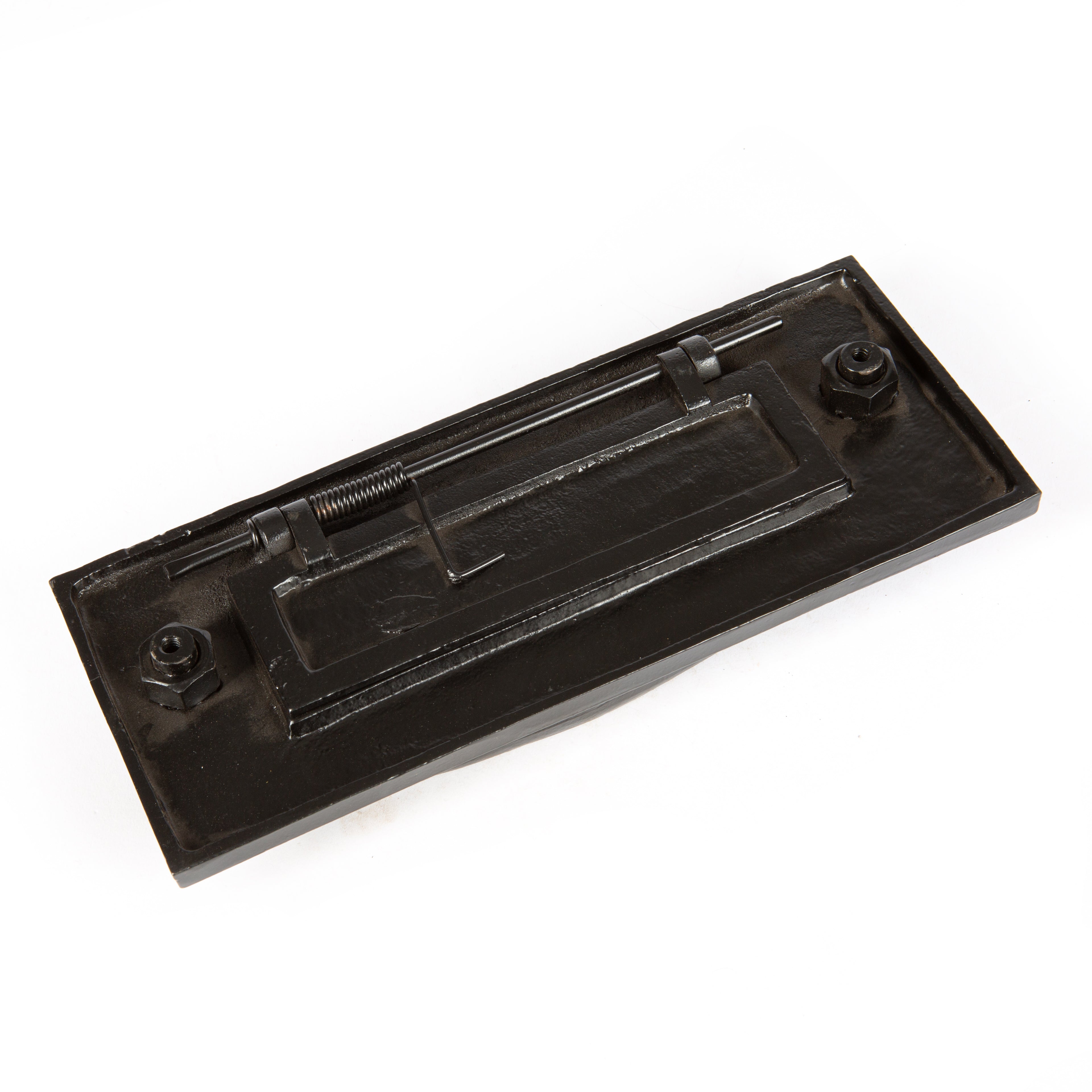 270 x 110mm Black Antique Letter Plate with Knocker