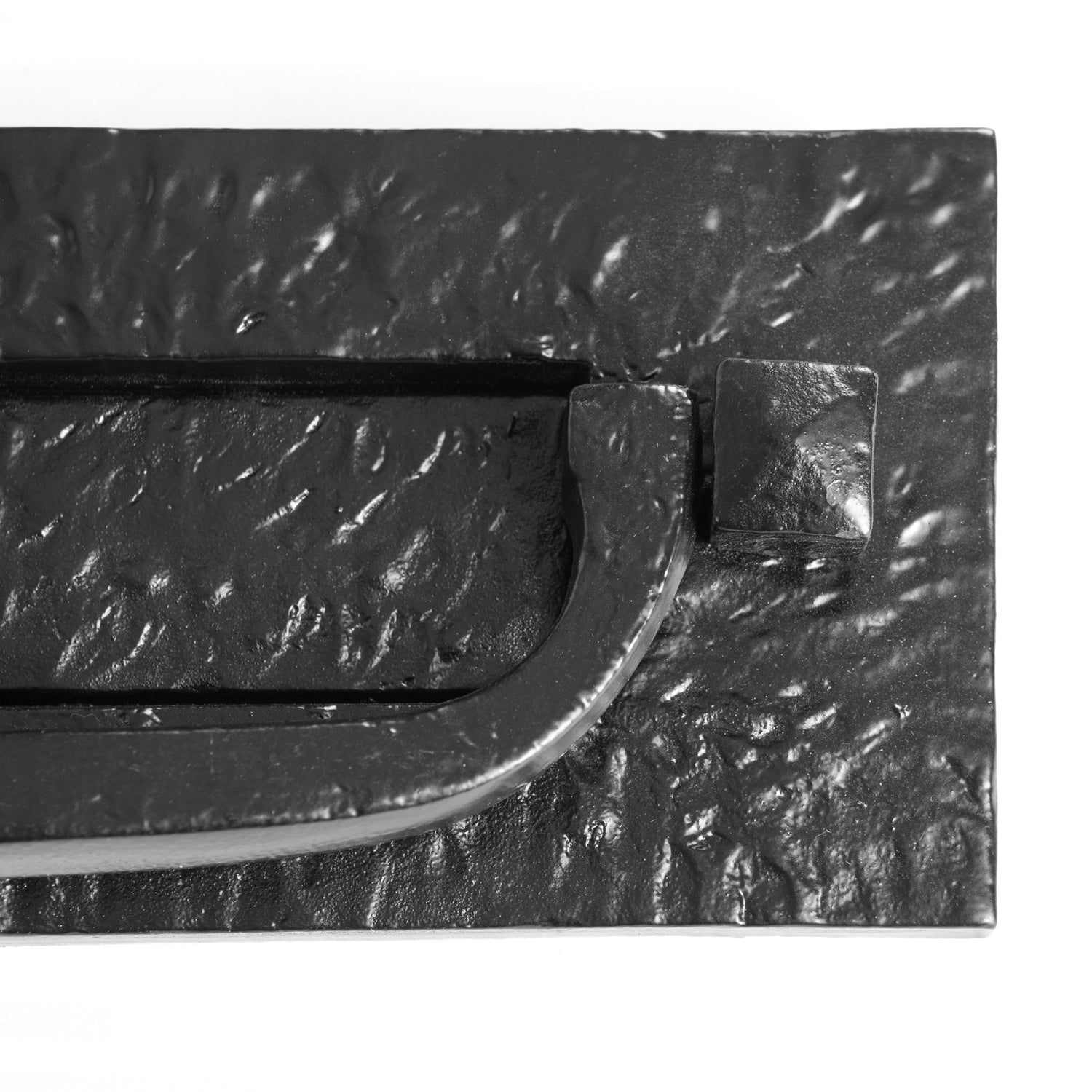 270 x 110mm Black Antique Letter Plate with Knocker