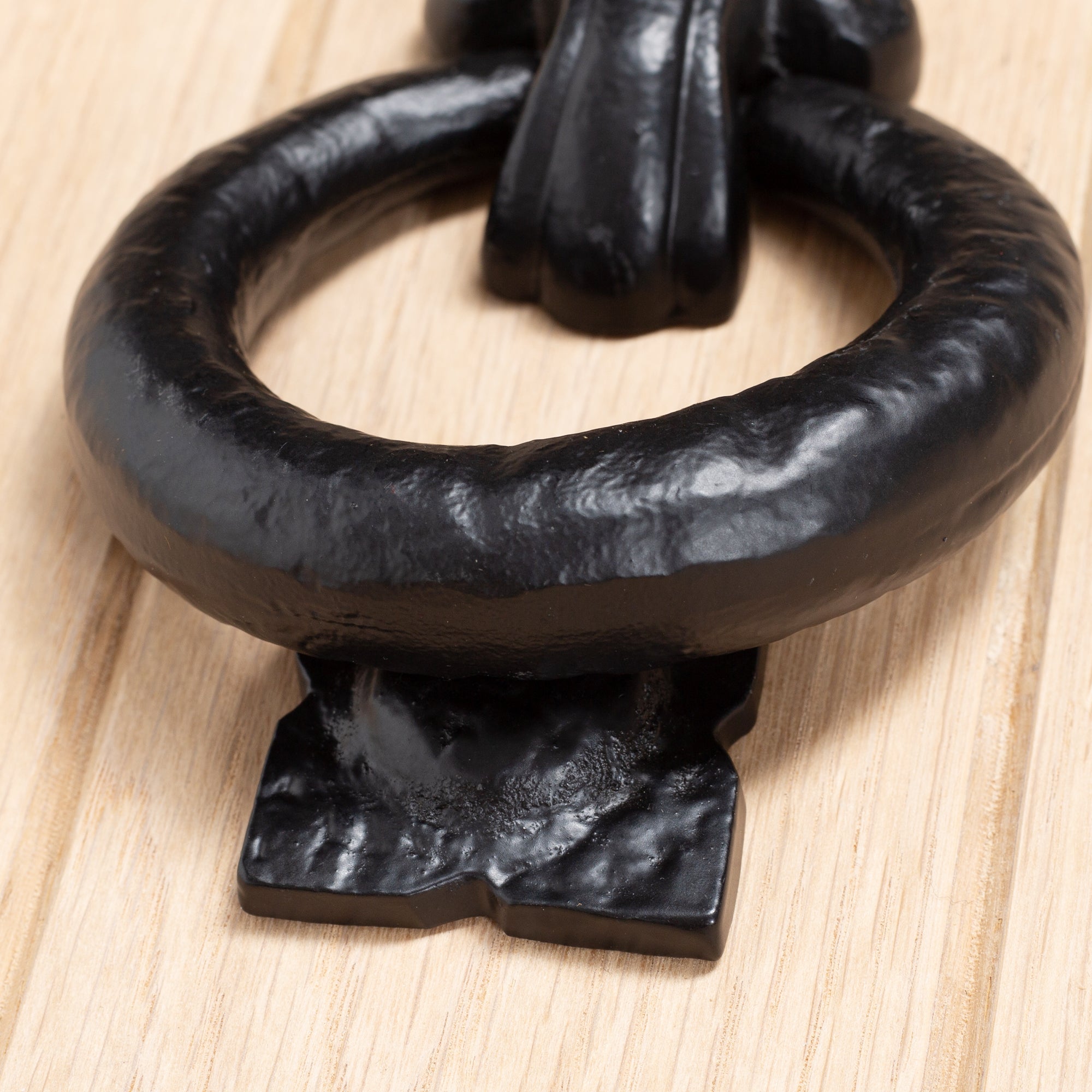 Fleur De Lis Door Knocker - H140mm - Black