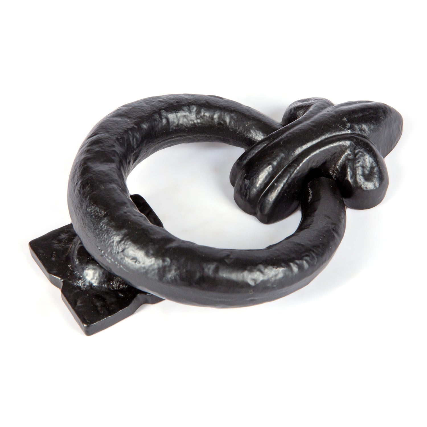 Fleur De Lis Door Knocker - H140mm - Black
