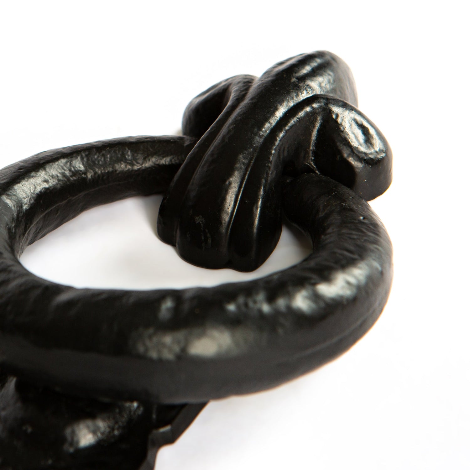 Fleur De Lis Door Knocker - H140mm - Black