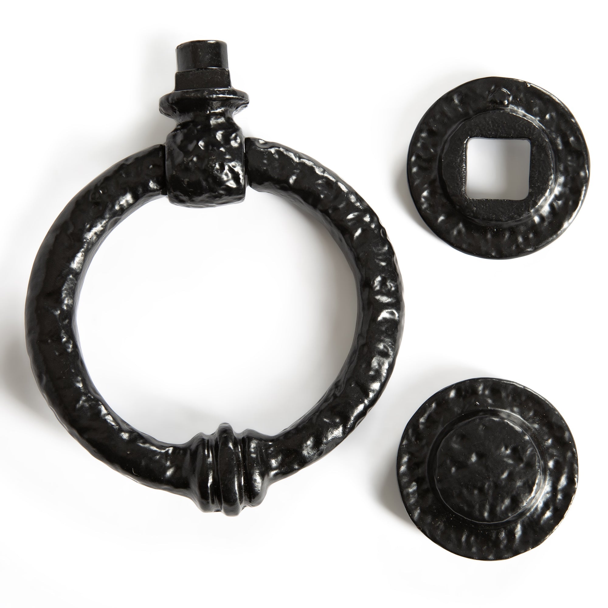 Rustic Door Knocker - H145mm - Black