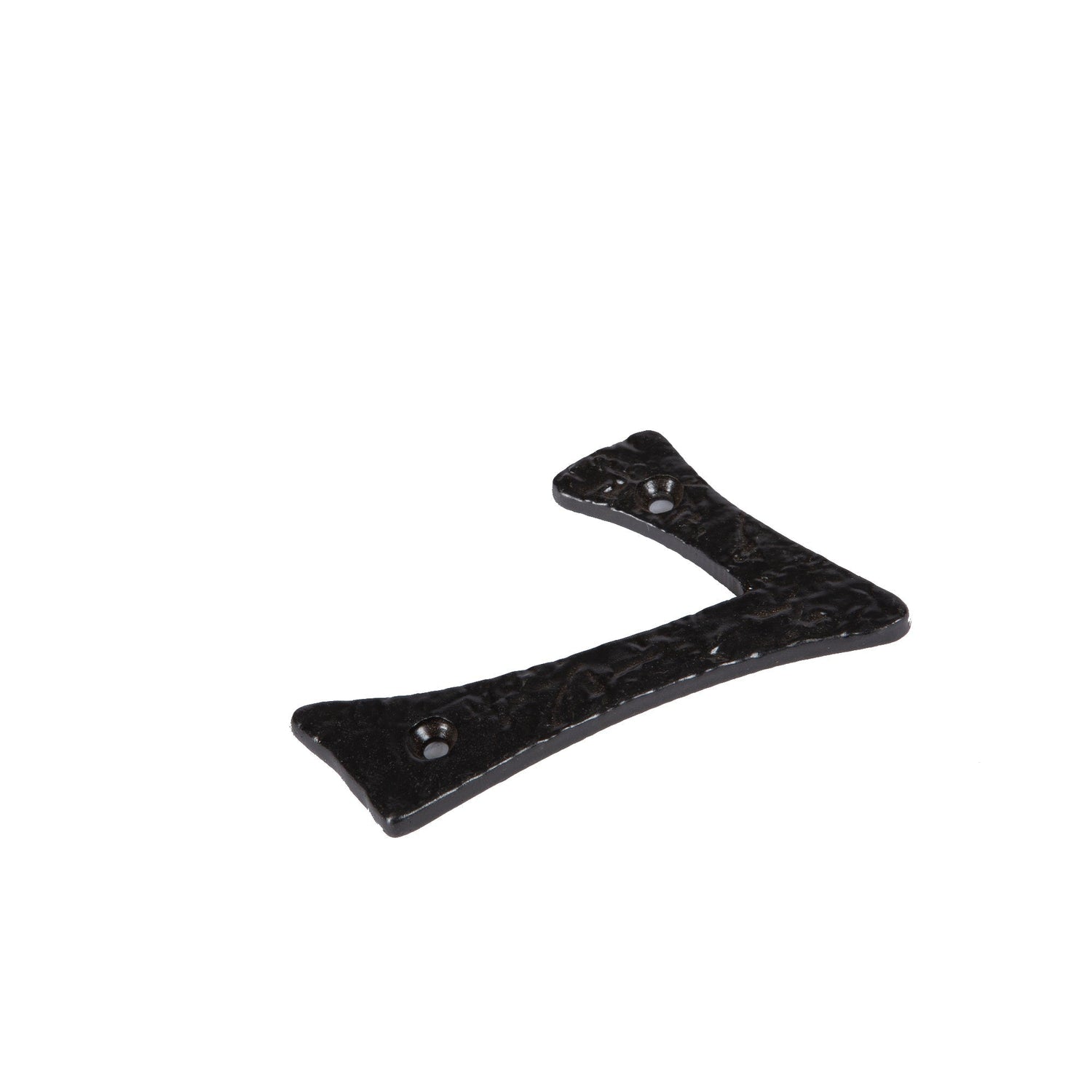 Number 7 Black 80mm Rustic Iron House Number