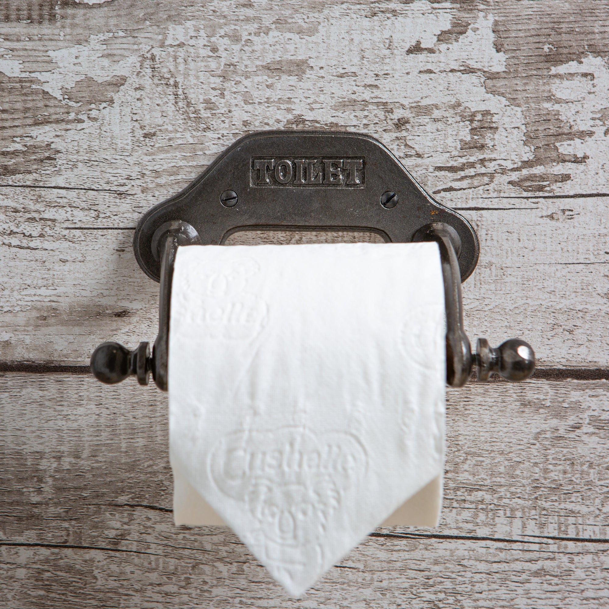 Industrial Toilet Roll Holder - W180mm - Raw