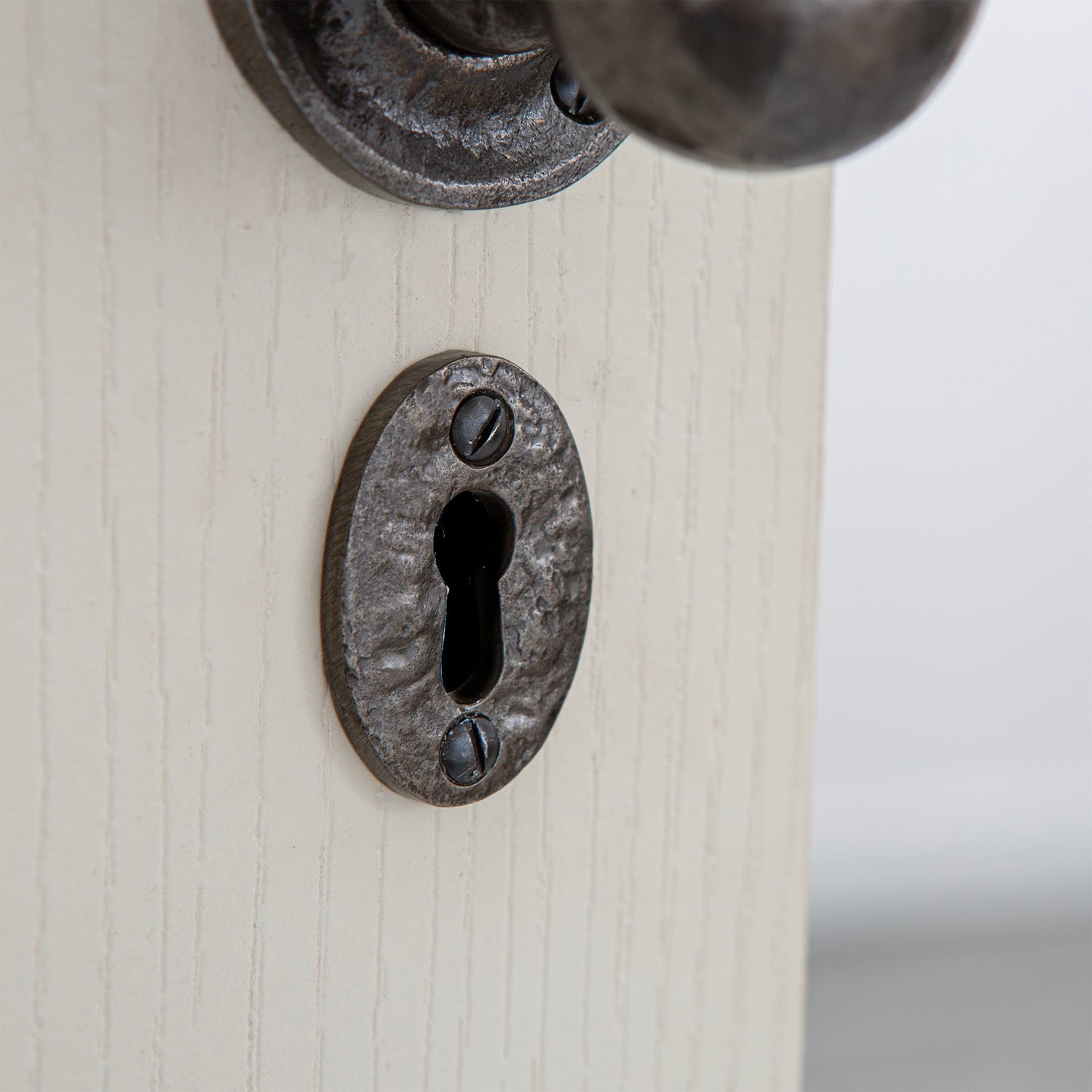 Round Rim & Mortice Door Knob - W60mm