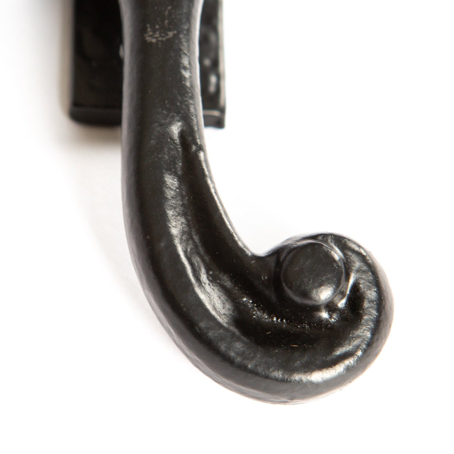 90mm Right Hand Black Rustic Window Fastener