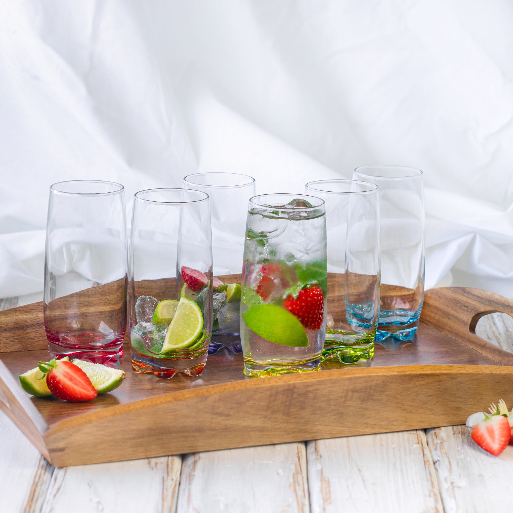390ml Multicolour Adora Highball Glass - By LAV