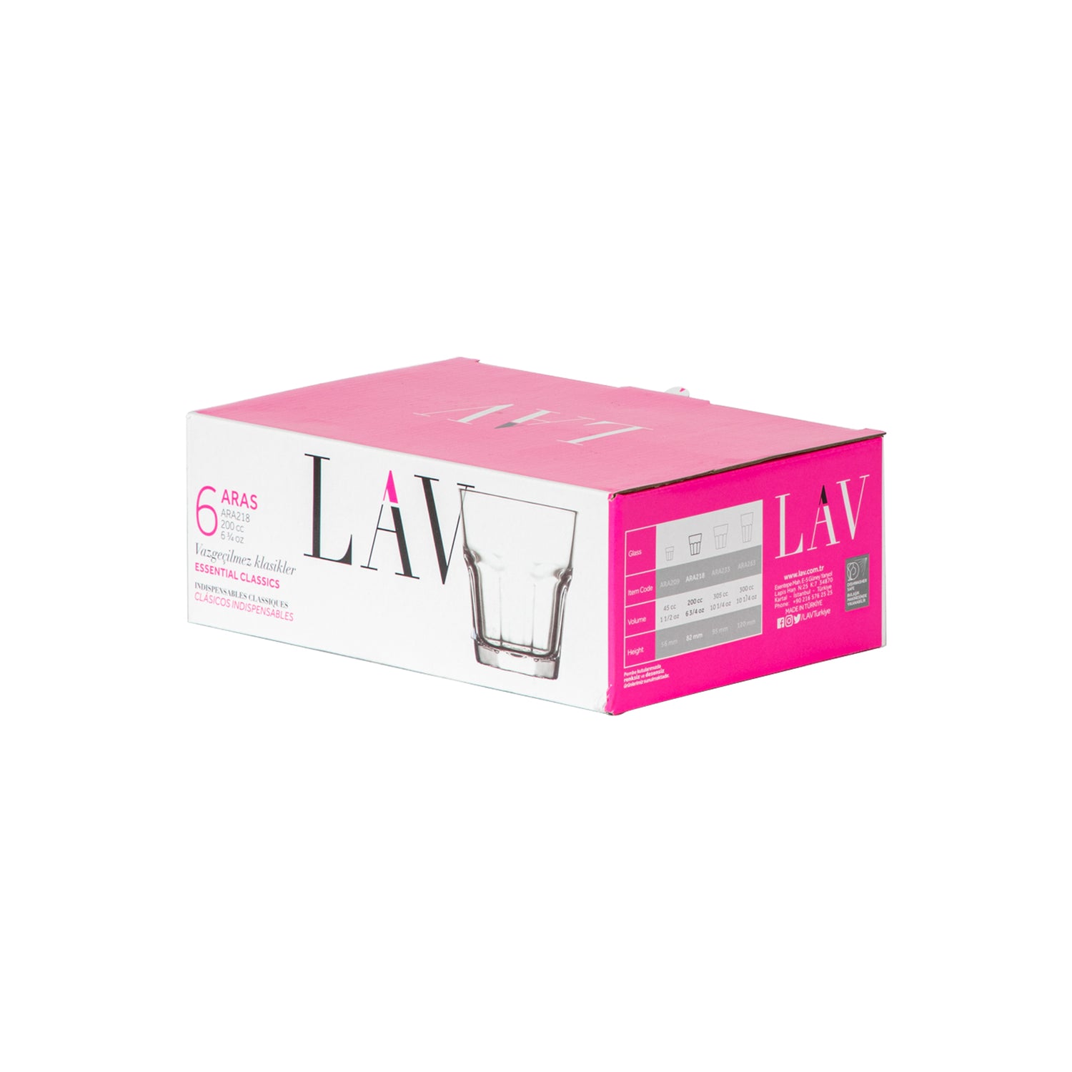LAV Aras Water Tumbler - 200ml