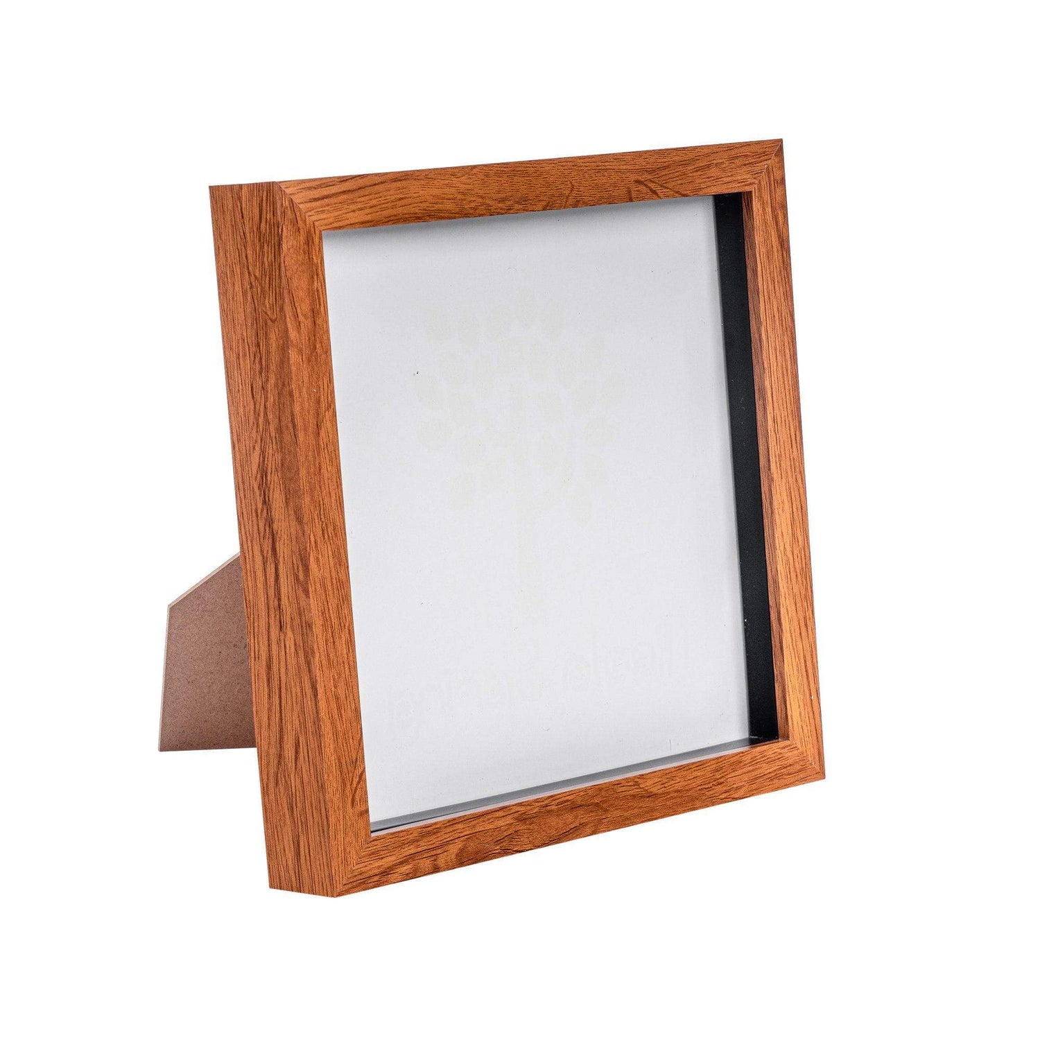 Nicola Spring Box Photo Frame - 8x8 - Dark Wood