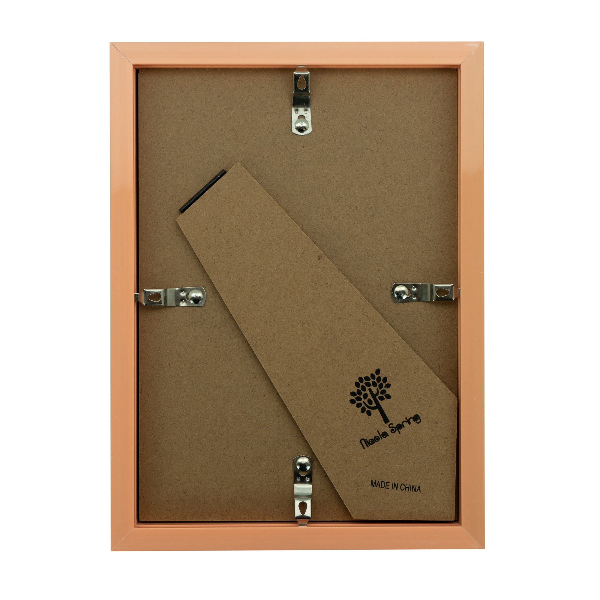 Nicola Spring Acrylic Box Photo Frame - Light Wood - 6 x 8 (A5)