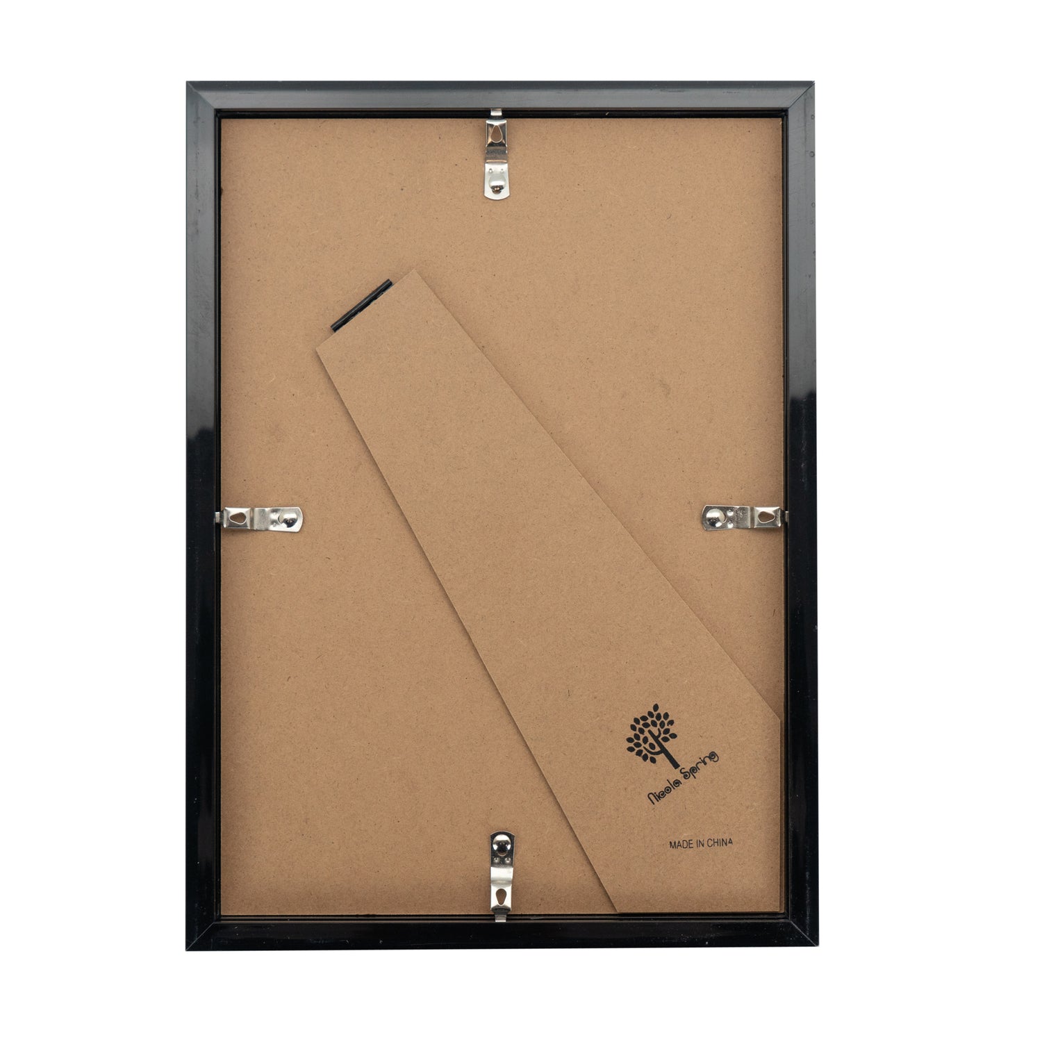 Nicola Spring Acrylic Box Photo Frame - Black - 8 x 12 (A4)