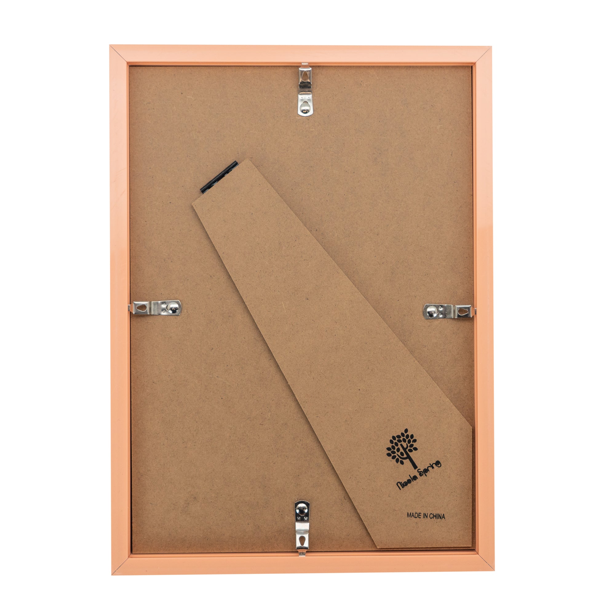 Nicola Spring Acrylic Box Photo Frame - Light Wood - 8 x 12 (A4)