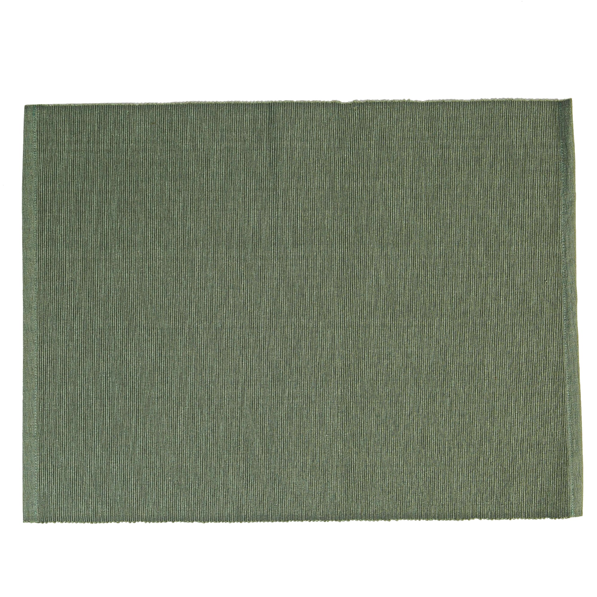 Ribbed Cotton Placemat - Green