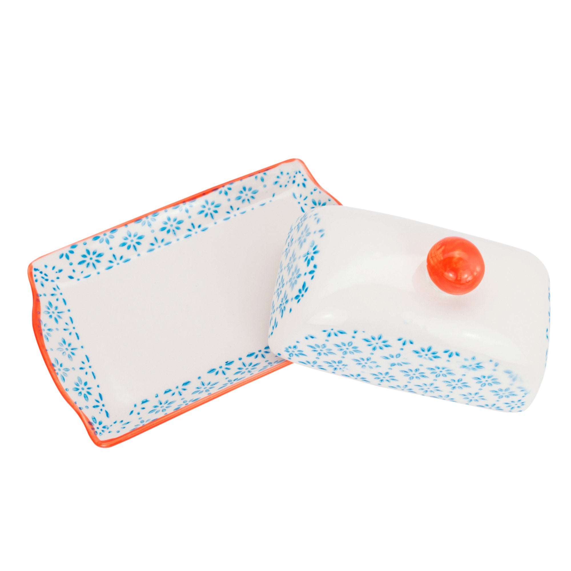 Nicola Spring china butter dish