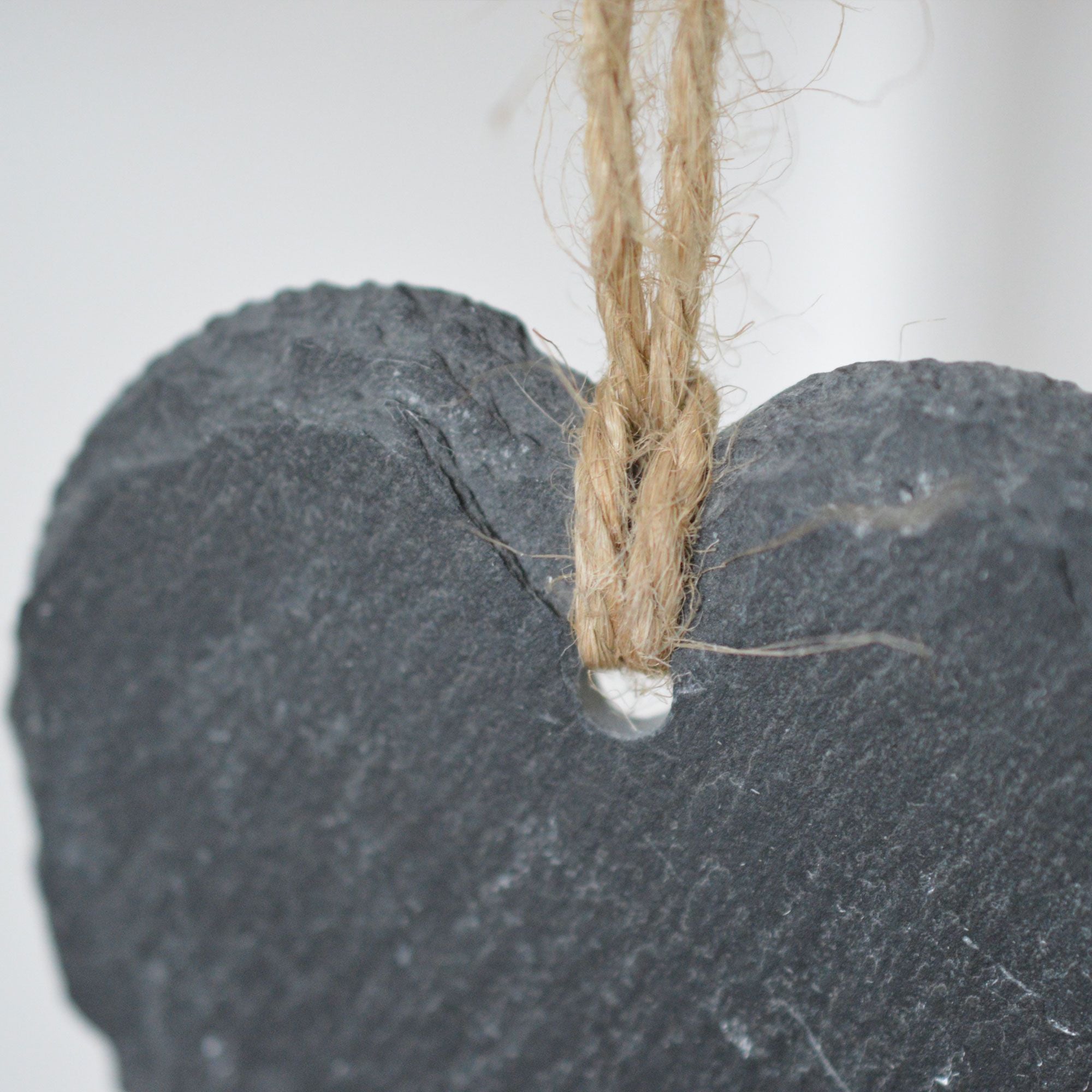 Nicola Spring Hanging Heart Slate Tag