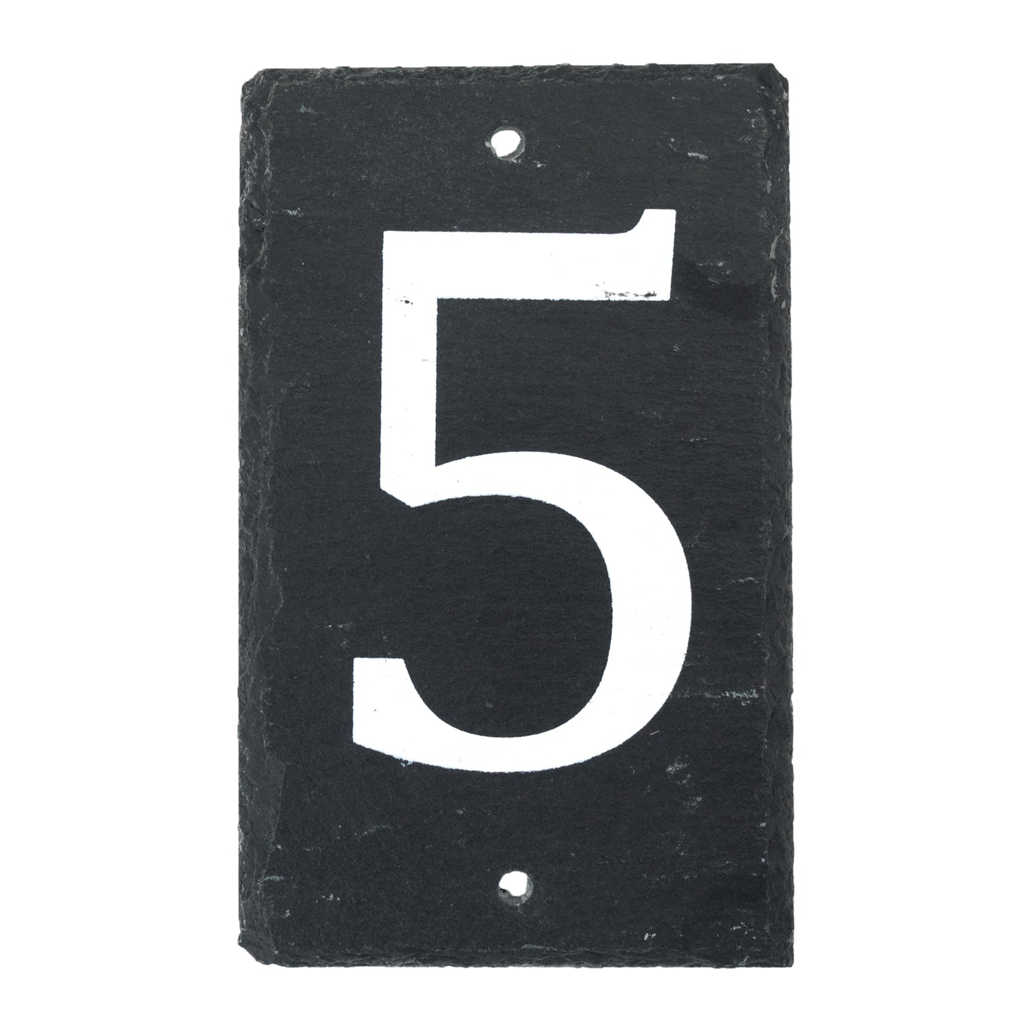 Nicola Spring Natural Slate House Sign - Number 5