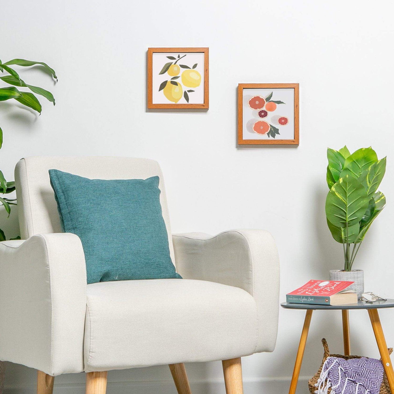Nicola Spring Box Photo Frame - 8x8 - Dark Wood