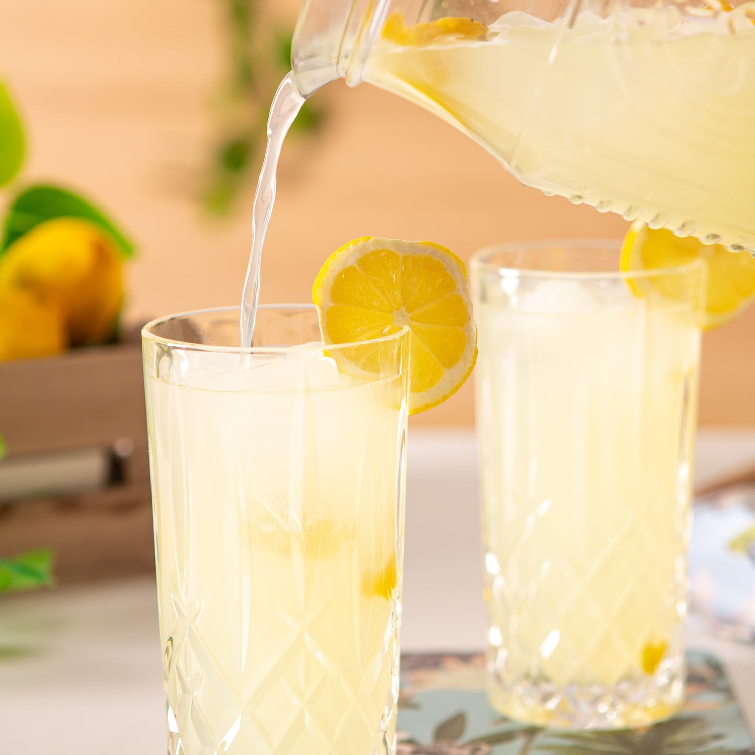 RCR Crystal Orchestra Cut Glass Highball Cocktail Glass - 396ml