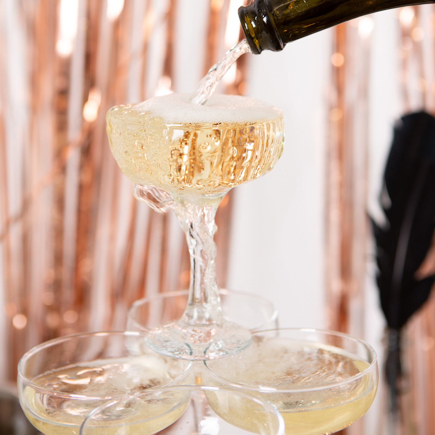 Rink Drink Champagne Tower - 4 Tier (30 Glasses)