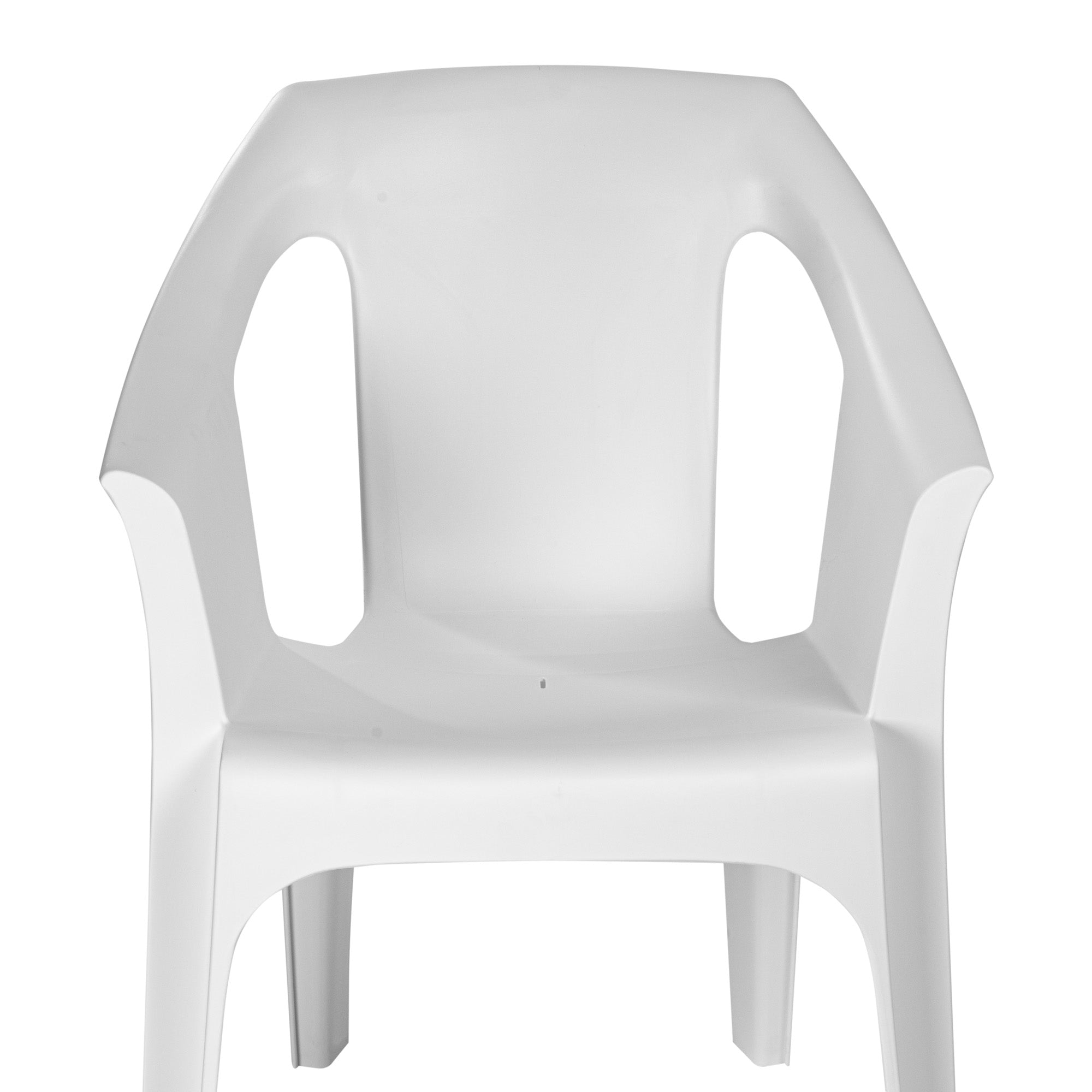 Resol "Cool" Garden Outdoor / Indoor Designer Plastic Chair - White