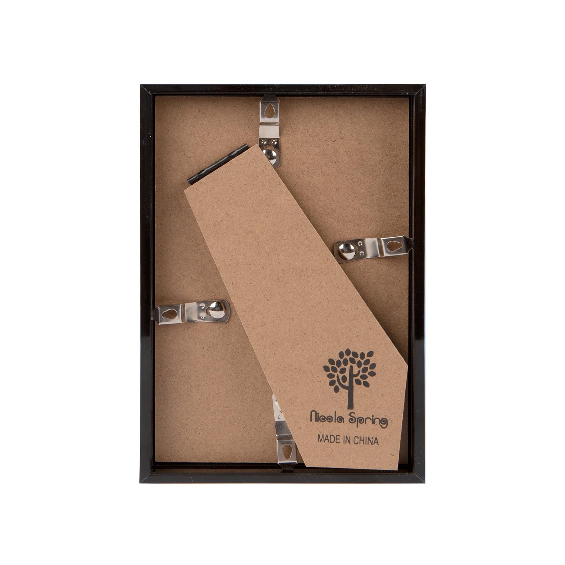 4" x 6" 3D Deep Box Photo Frame - Black