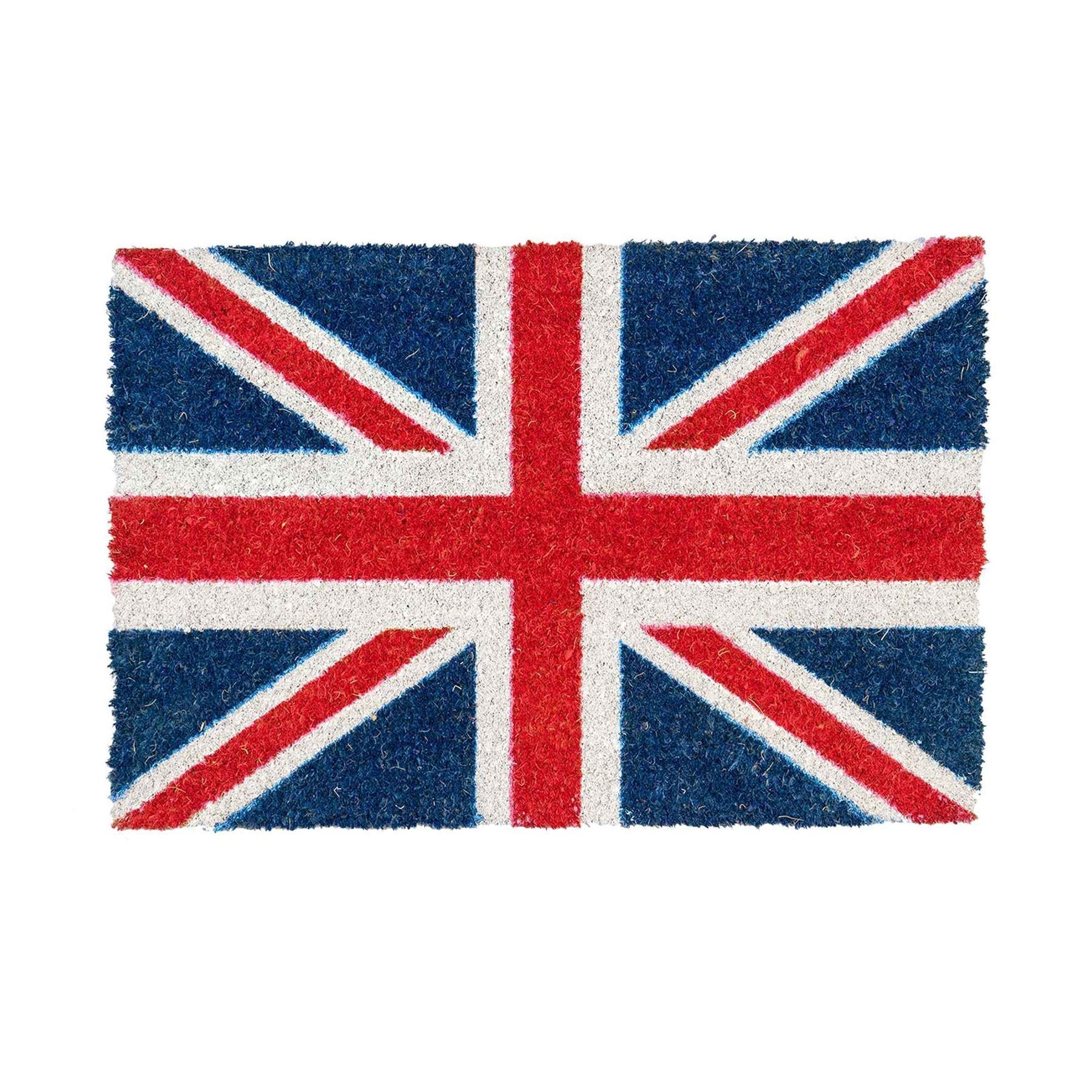 Nicola Spring Non-Slip Coir Door Mat - 40 x 60cm - Union Jack | Rinkit.com