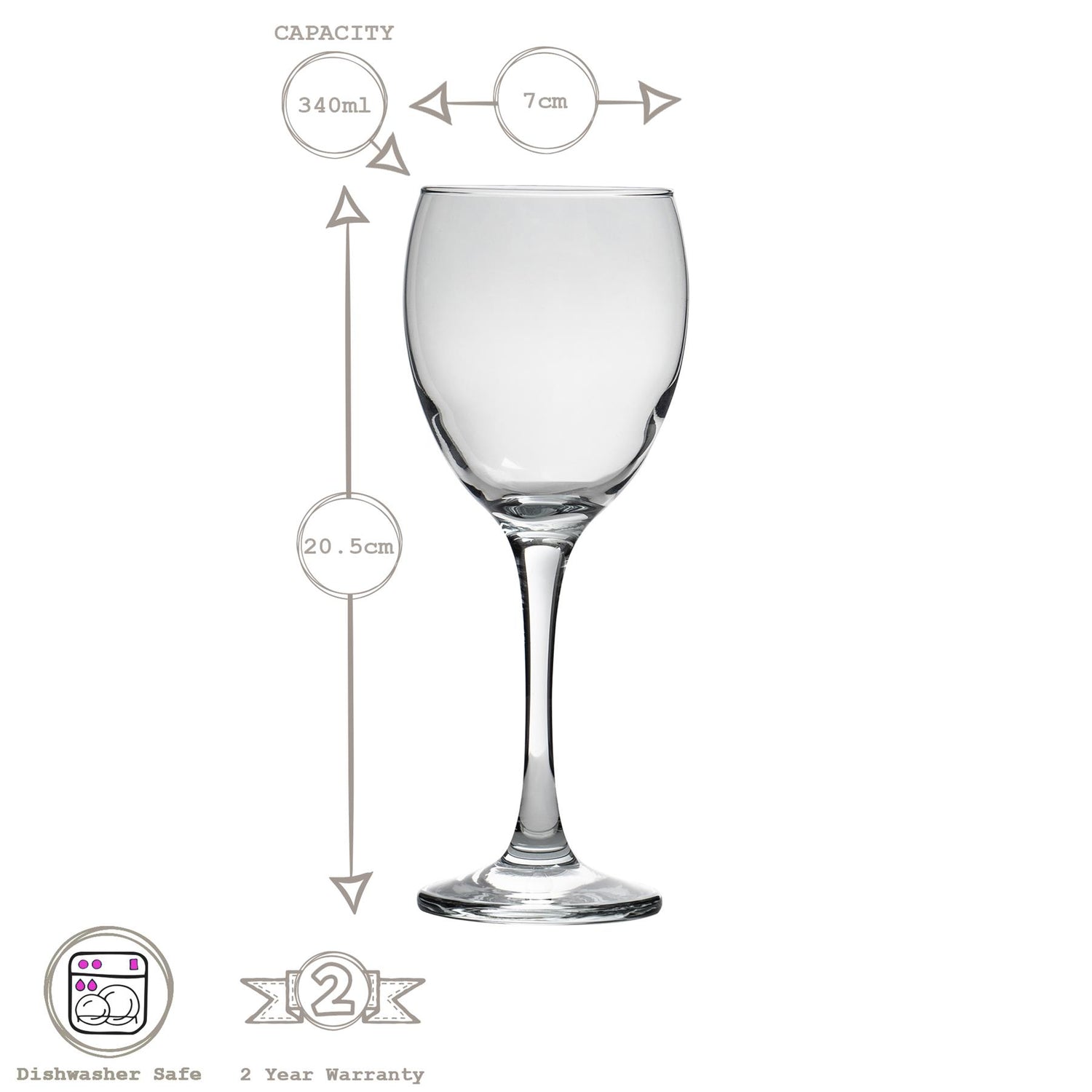 340ml Venue Red Wine Glass
