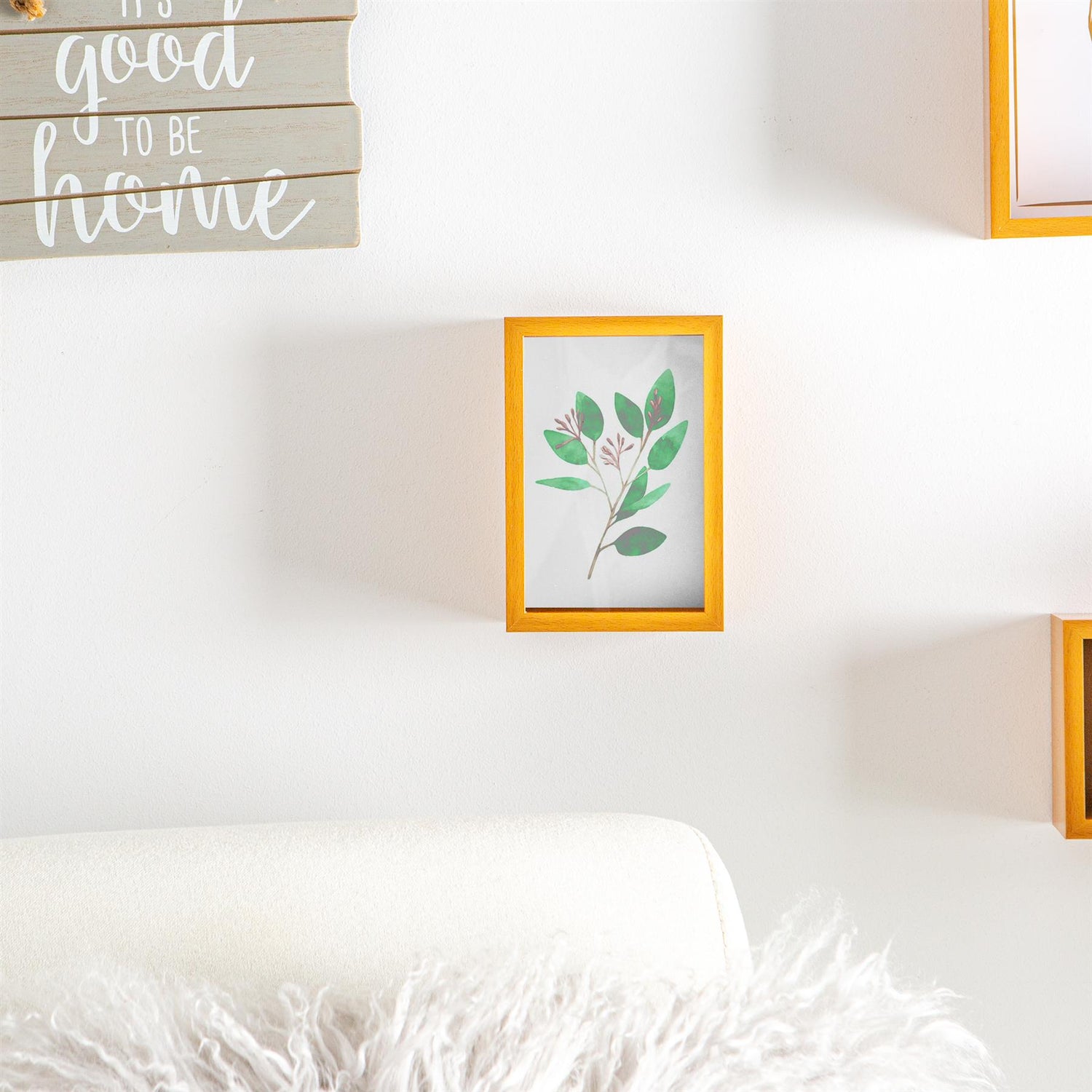 3D Deep Box Photo Frame - 4 x 6" - Light Wood
