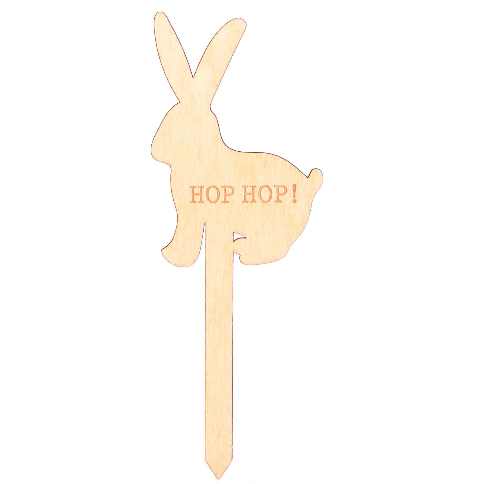 Easter Egg Hunt Signs - 15cm - Natural