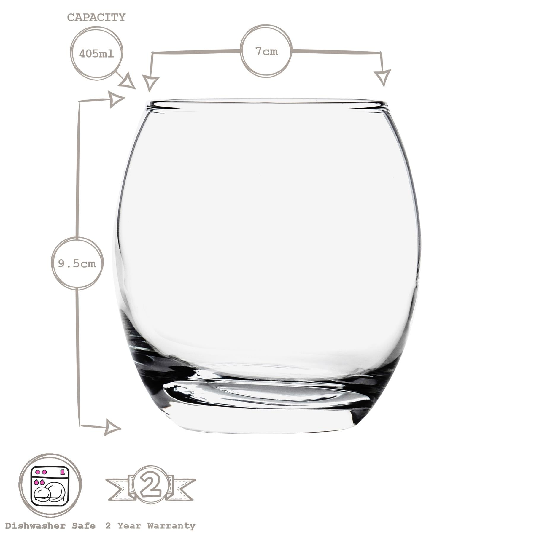 405ml Empire Whiskey Glass